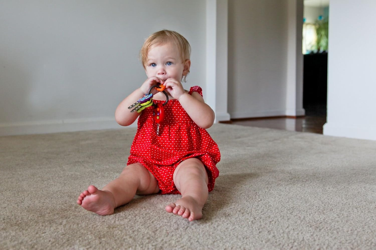 B. toys LucKeys BX1941Z - Electronic Toy Keys with Flashlight & Car Sounds for Toddlers 10 Months+