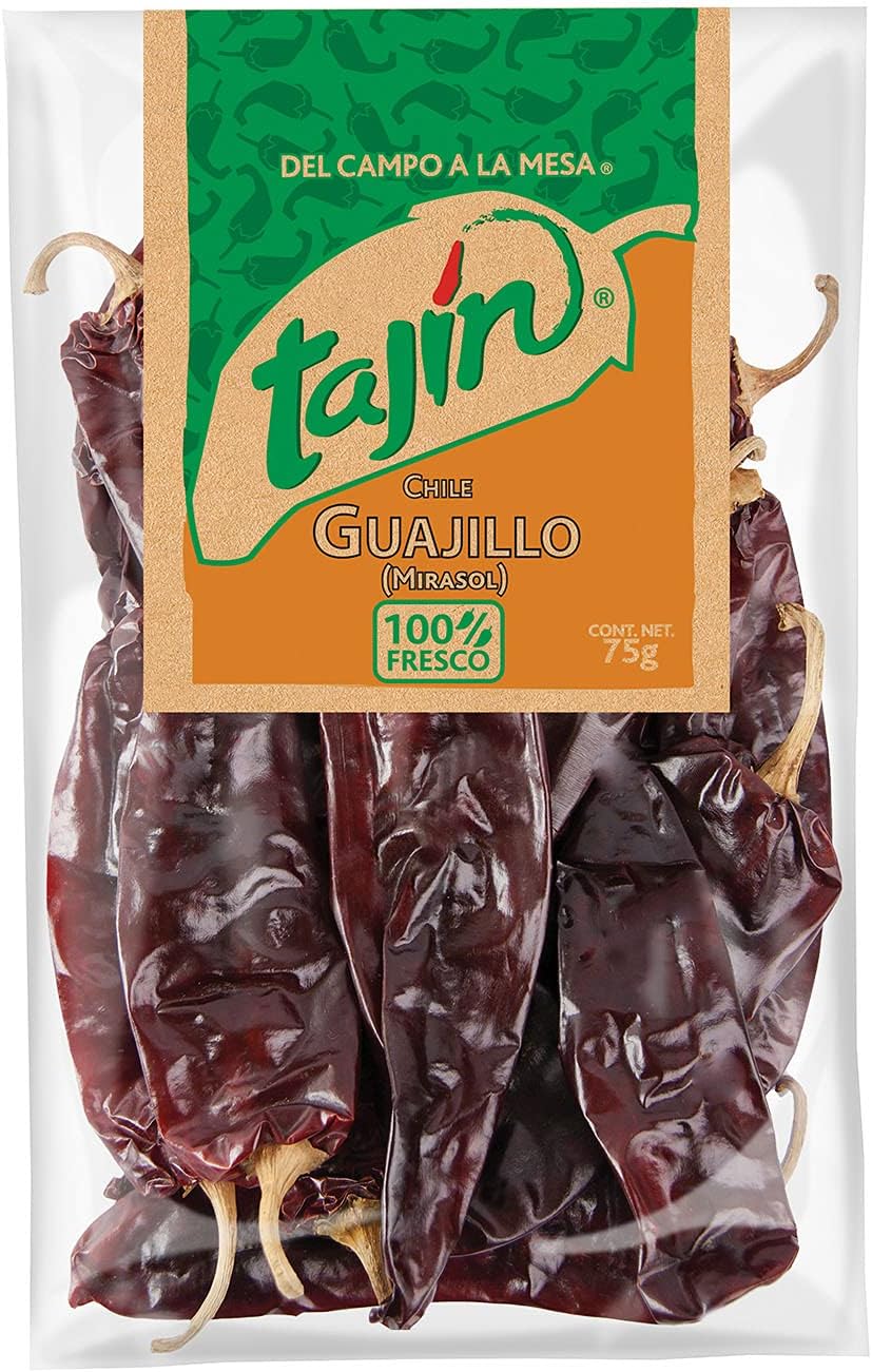 Tajin Dried Guajillo Chillies, 75g - Authentic Mexican Chilies for Cooking