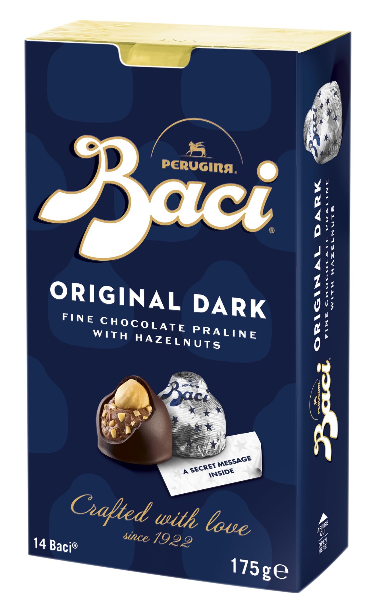 BACI Original Dark Bijou - Chocolate Truffles with Hazelnut, Gluten Free, 175g