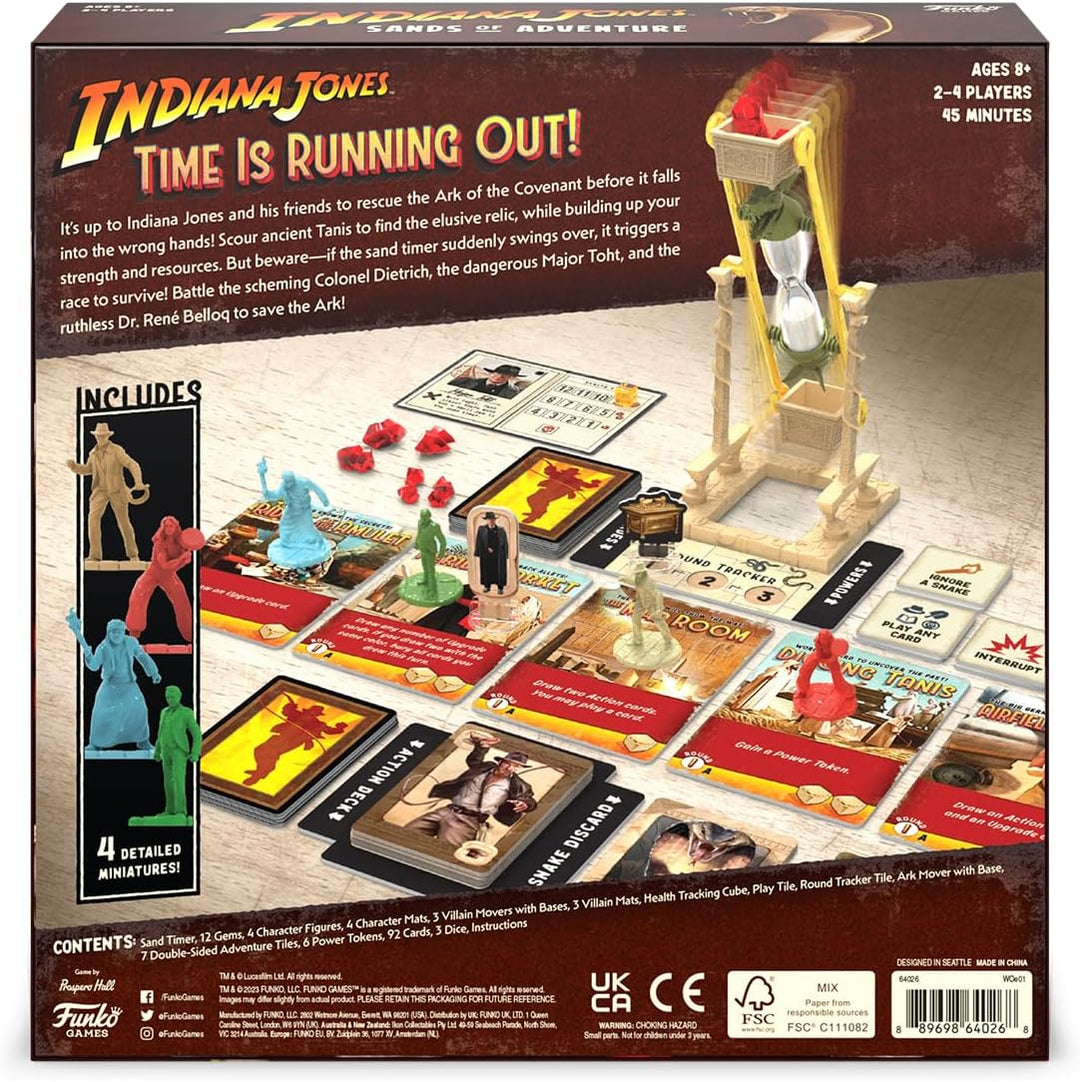 Indiana Jones - Sands of Adventure | Can you Rescue The Ark of the Covenant in Time? | Adventure Strategy Board Game