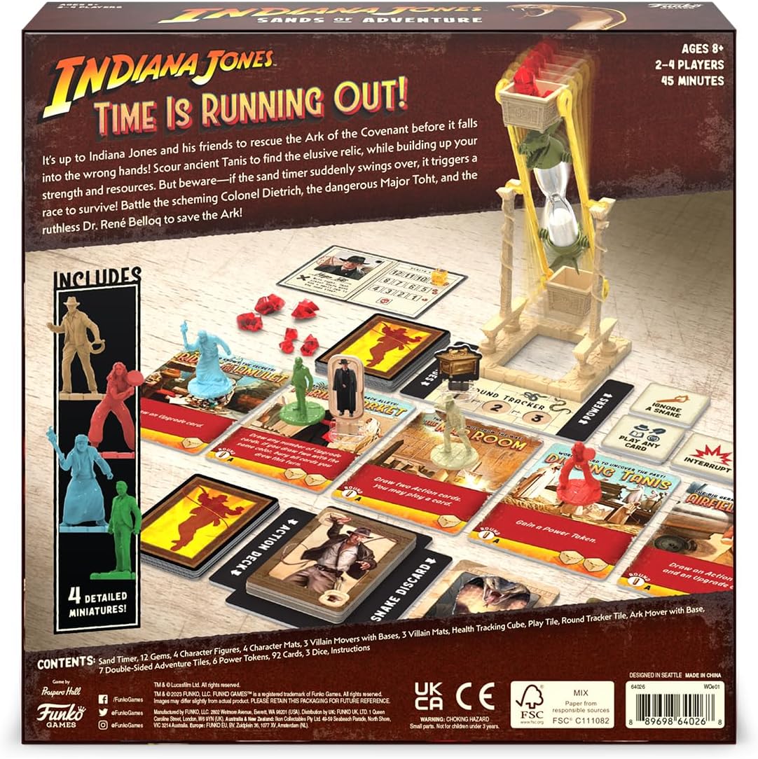 Funko Indiana Jones - Sands of Adventure Board Game 4