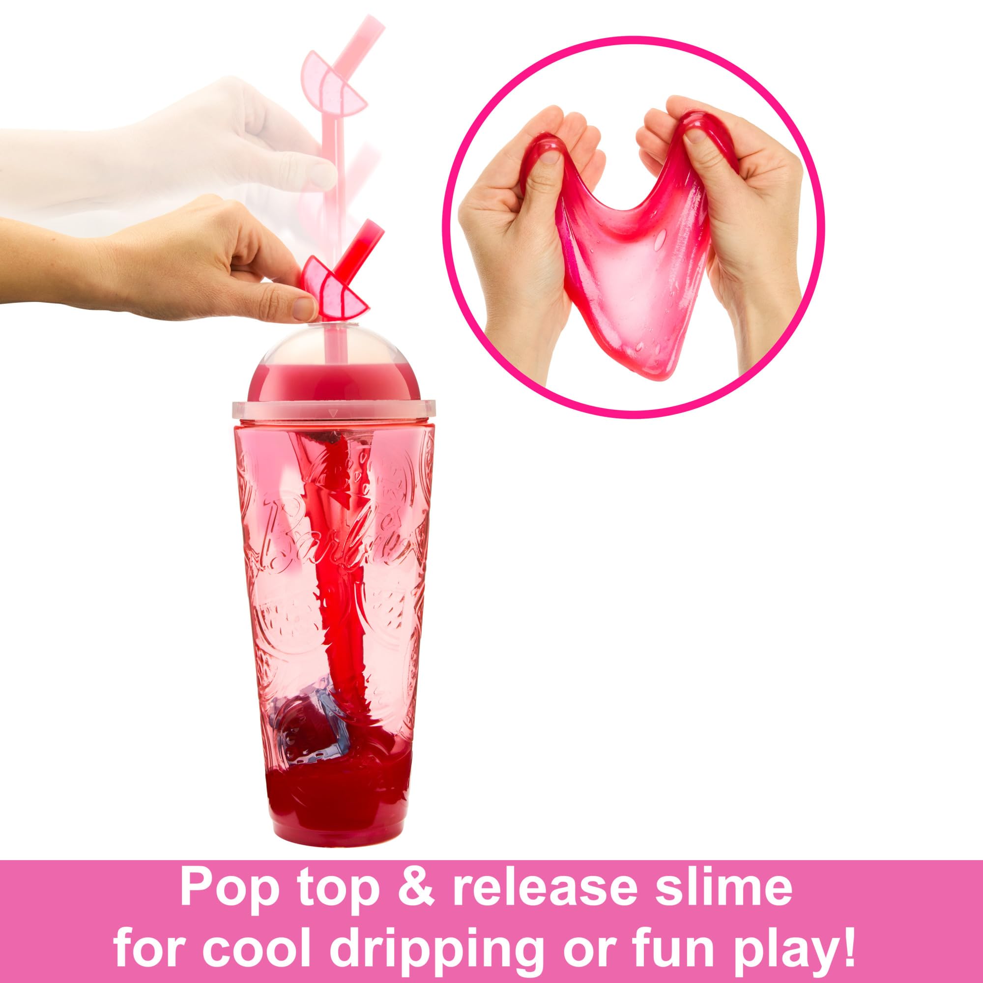 Barbie Pop Reveal Fruit Series Doll - Watermelon Crush with 8 Surprises, Slime & Color Change, Ages 3+ 5