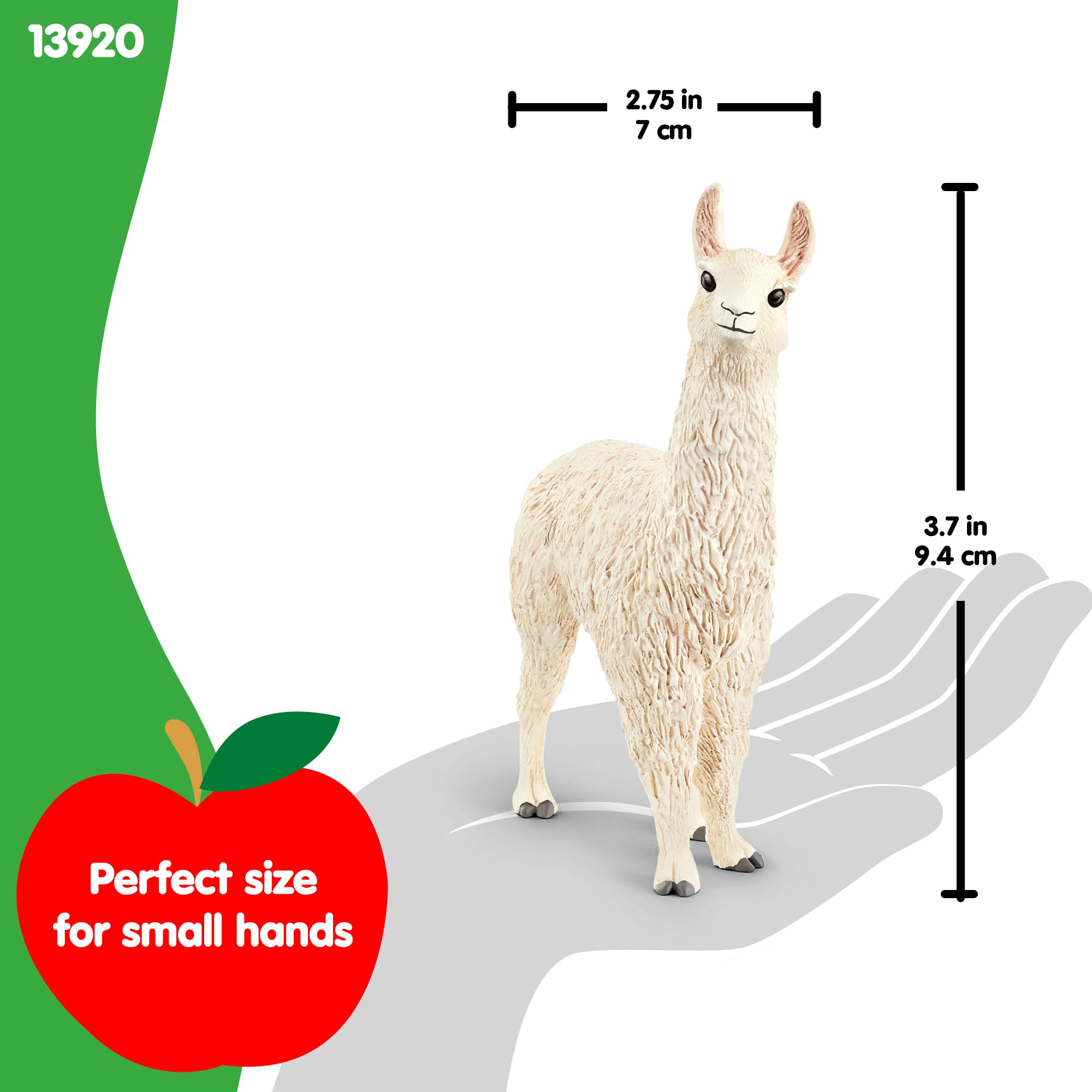 Schleich 13920 Farm World Llama - Realistic Animal Figure for Kids 3+ 9