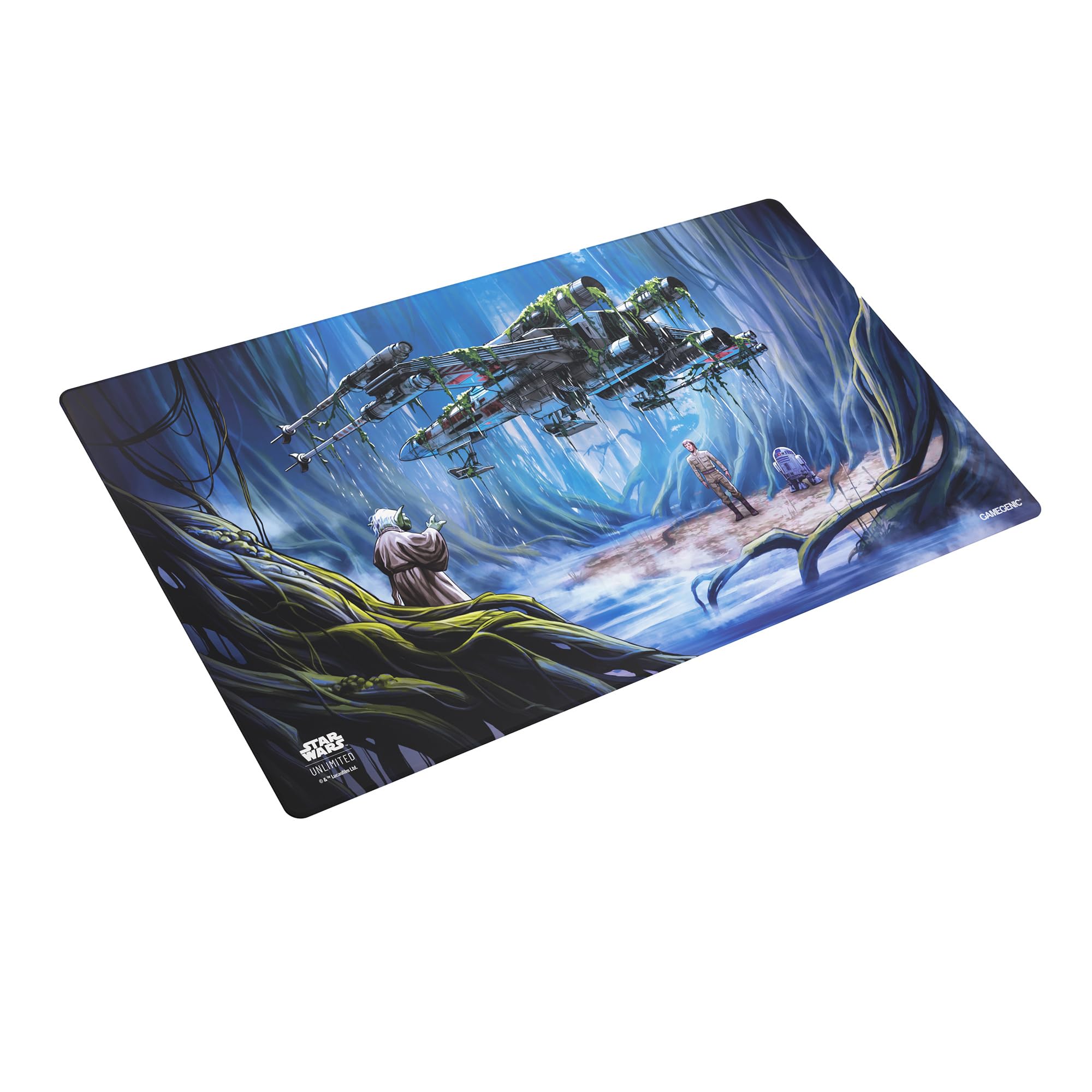 Gamegenic Star Wars: Unlimited Game Mat Set 5 - Dagobah | 2mm Thick Rubber | Unisex Adult 1