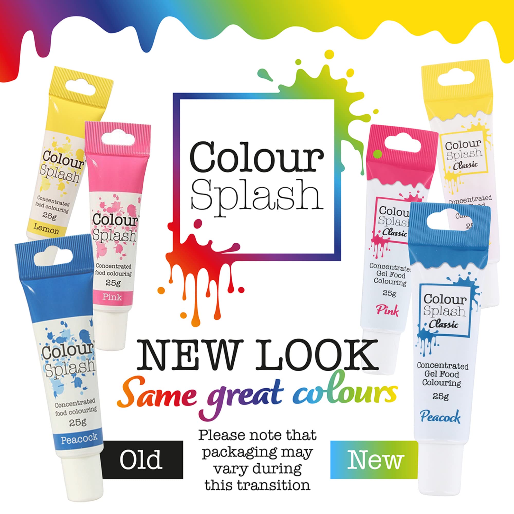Colour Splash - Blues Food Colouring Gels 5 Pack 6