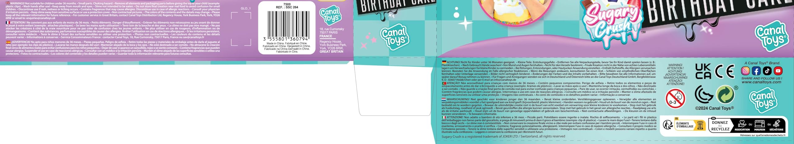 So Slime Sensations Sugary Crush Cake - Make Fun Slime Treats - Ages 3+ 7