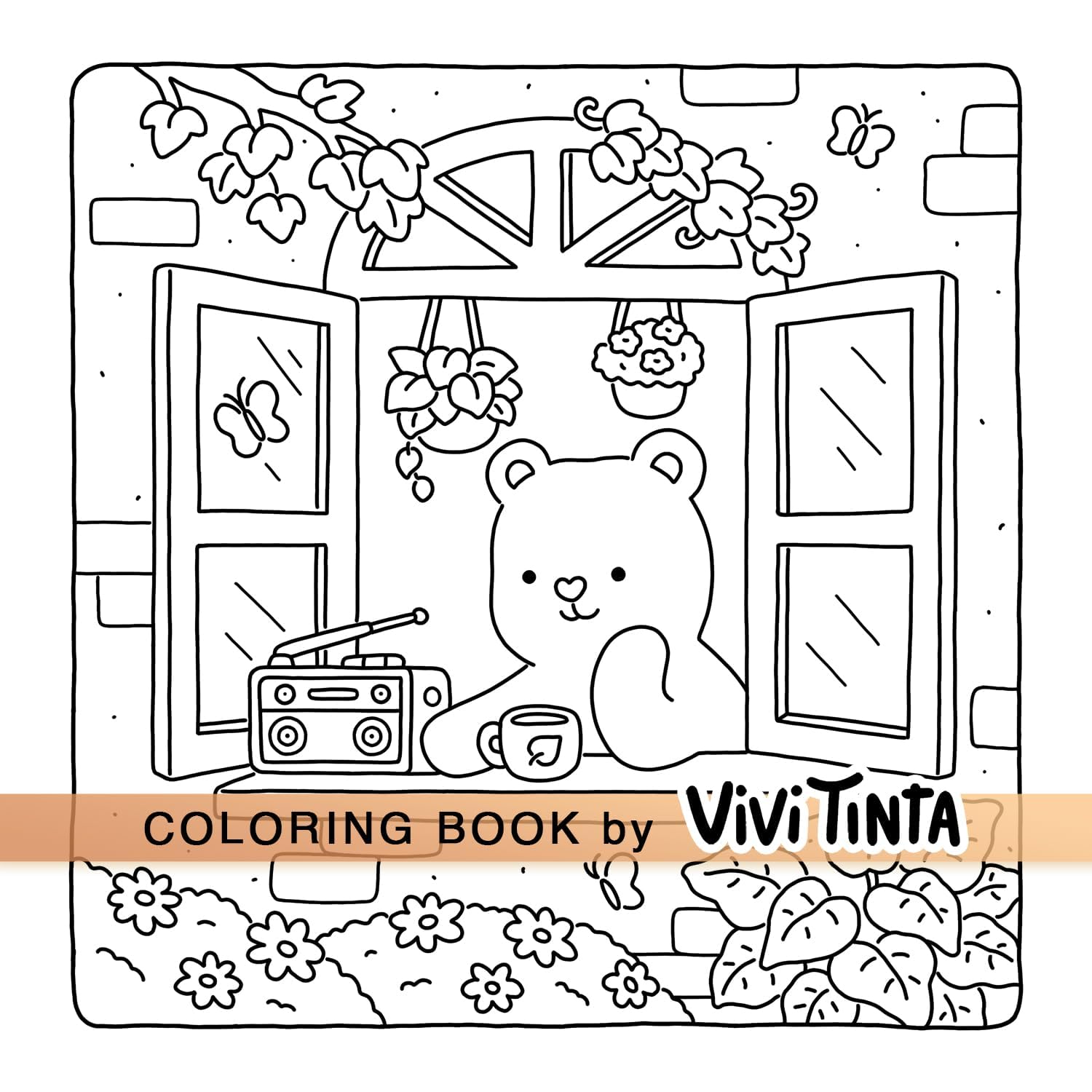 Penguin Fuzzy Hygge: Cute and Cozy Coloring Book for Adults & Teens | Paperback | English 8
