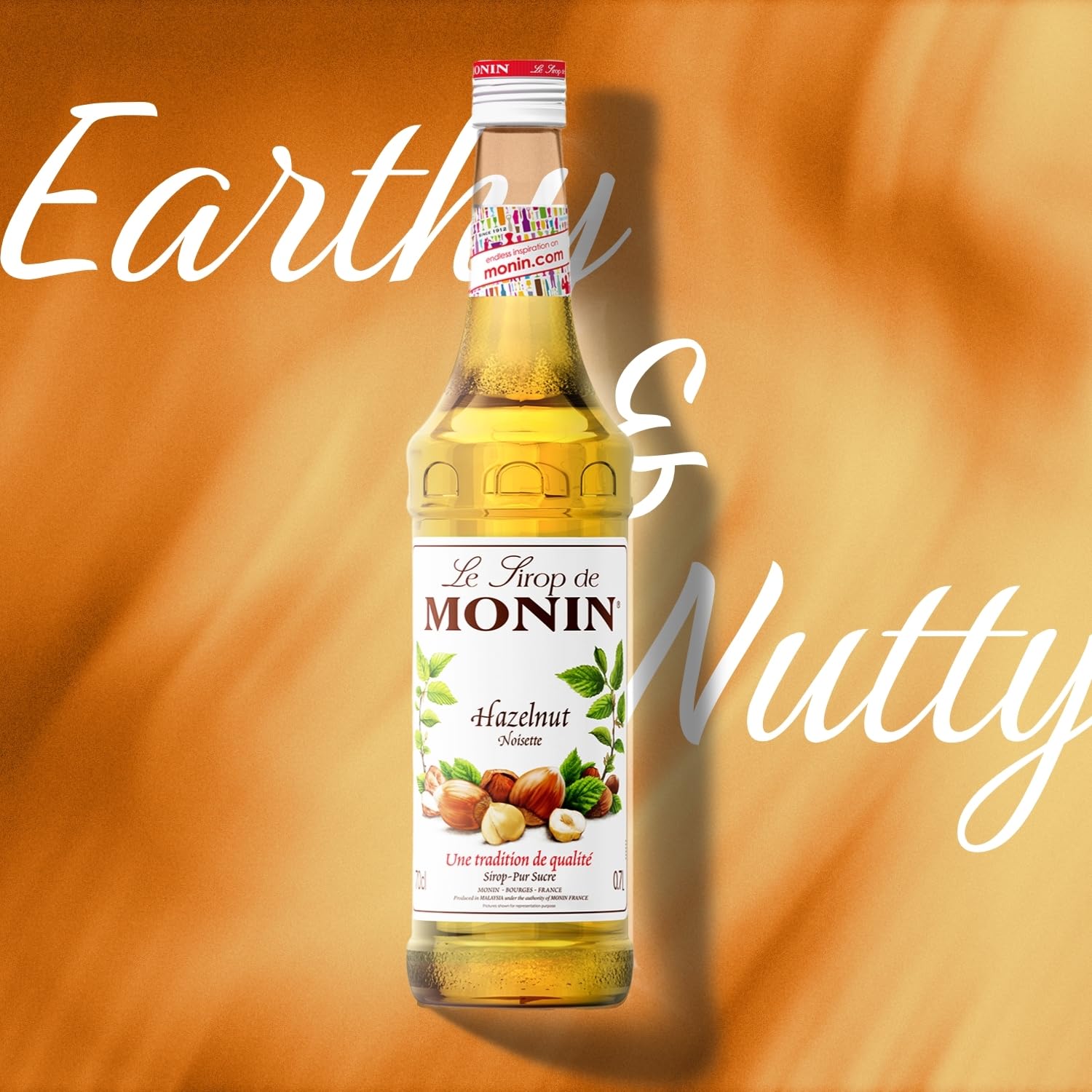 Monin Hazelnut Syrup 700ml - Vegan, Sugar-Free, Natural Flavouring for Coffee & Cocktails 9