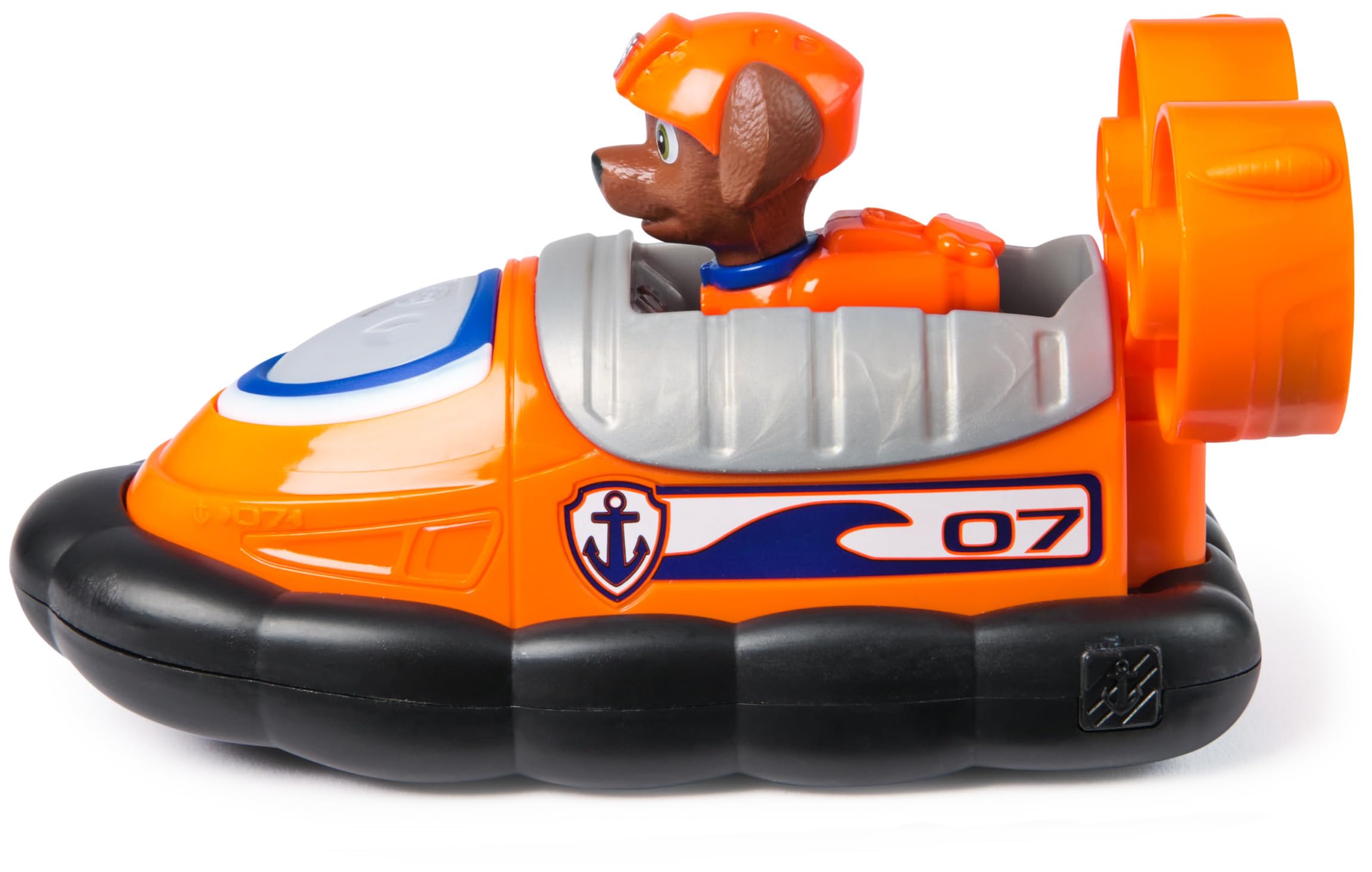 Paw Patrol Zuma's Hovercraft with Collectible Action Figure - Sustainably Made Vehicle Toy for Kids 3+ 4