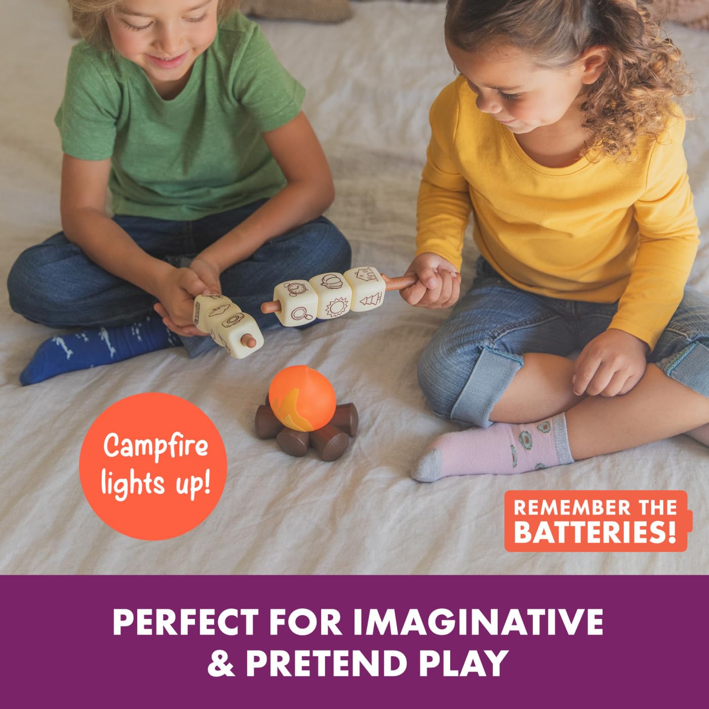 Learning Resources Campfire Chatmallows Story Telling Set - Creative Storytelling Play for Ages 4-8 5