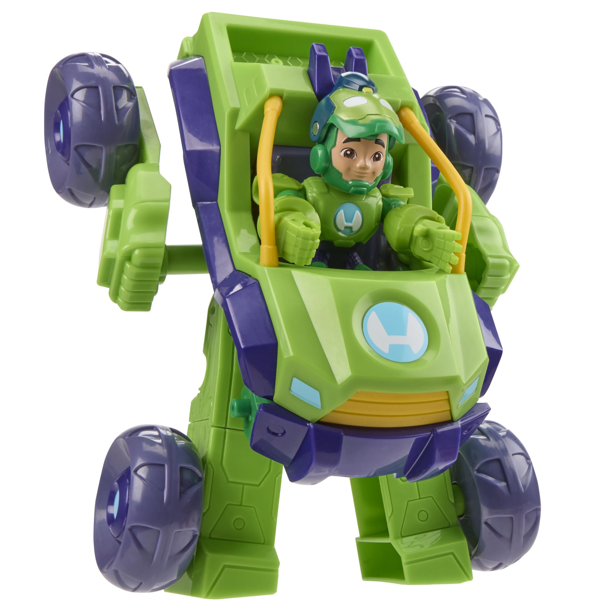 Marvel Iron Hulk 2-in-1 Mech Suit & Vehicle Toy - Ages 3+ 4