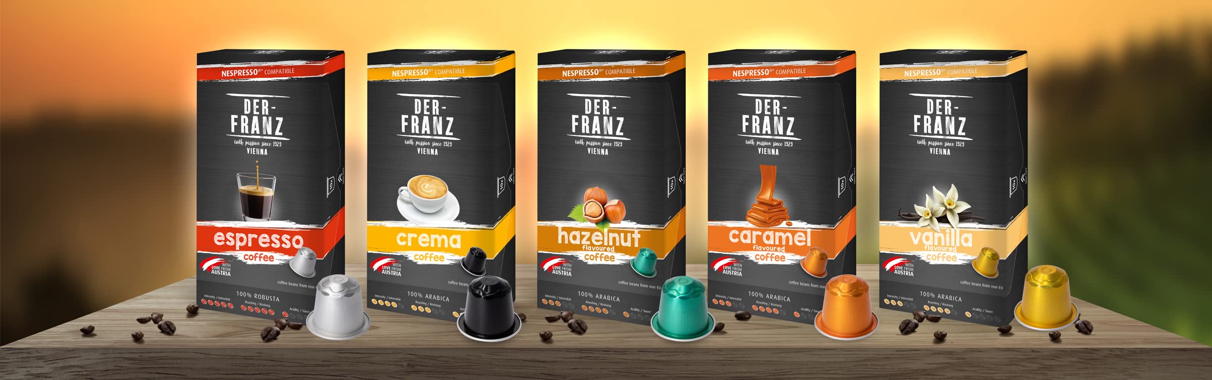 Der-Franz Caramel Aroma Coffee Capsules for Nespresso, 10 Capsules 5