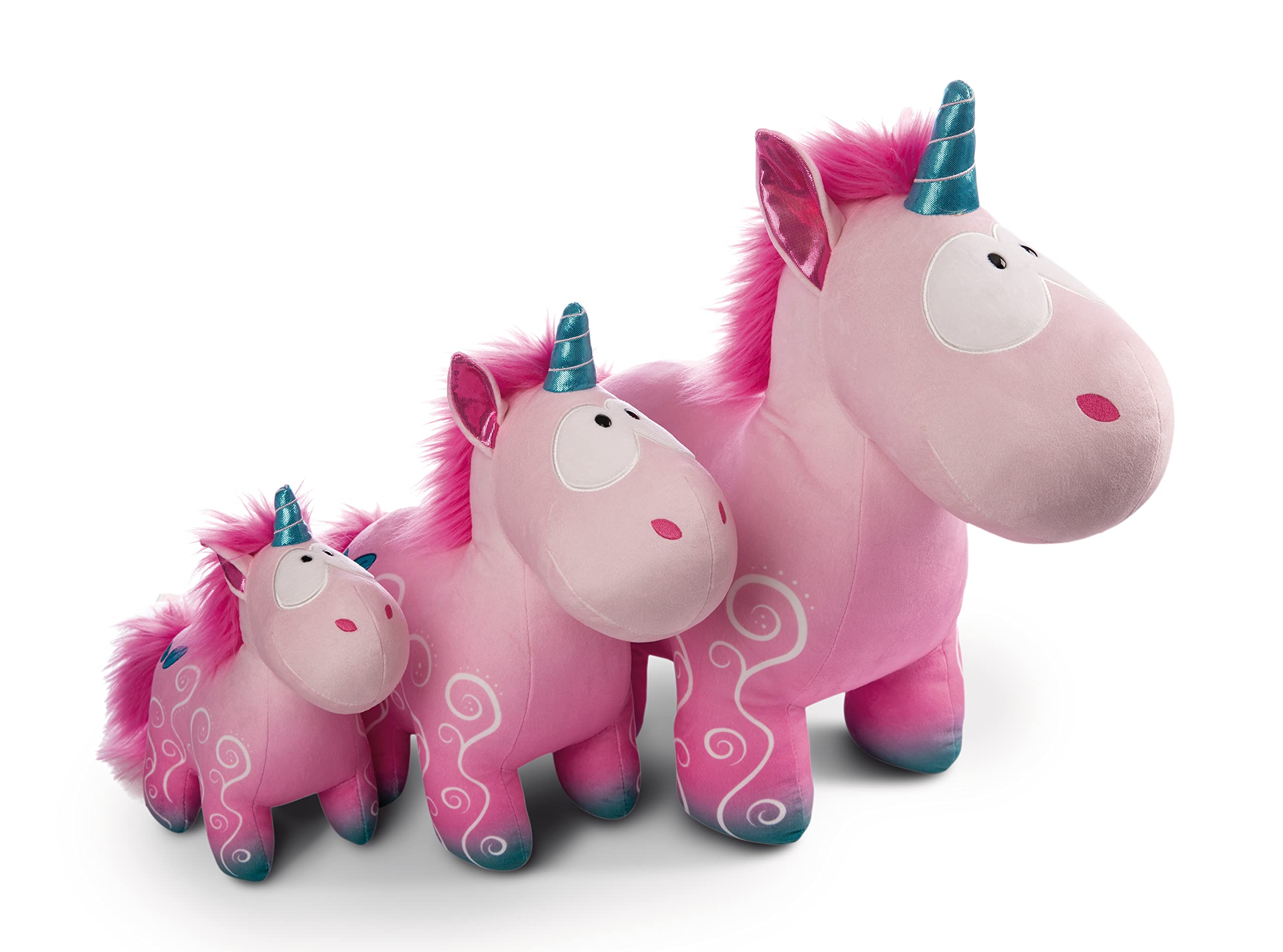 NICI 49106 Cuddly Unicorn Midnight Floral 22cm - Sustainable Plush Toy from Theodor & Friends 5