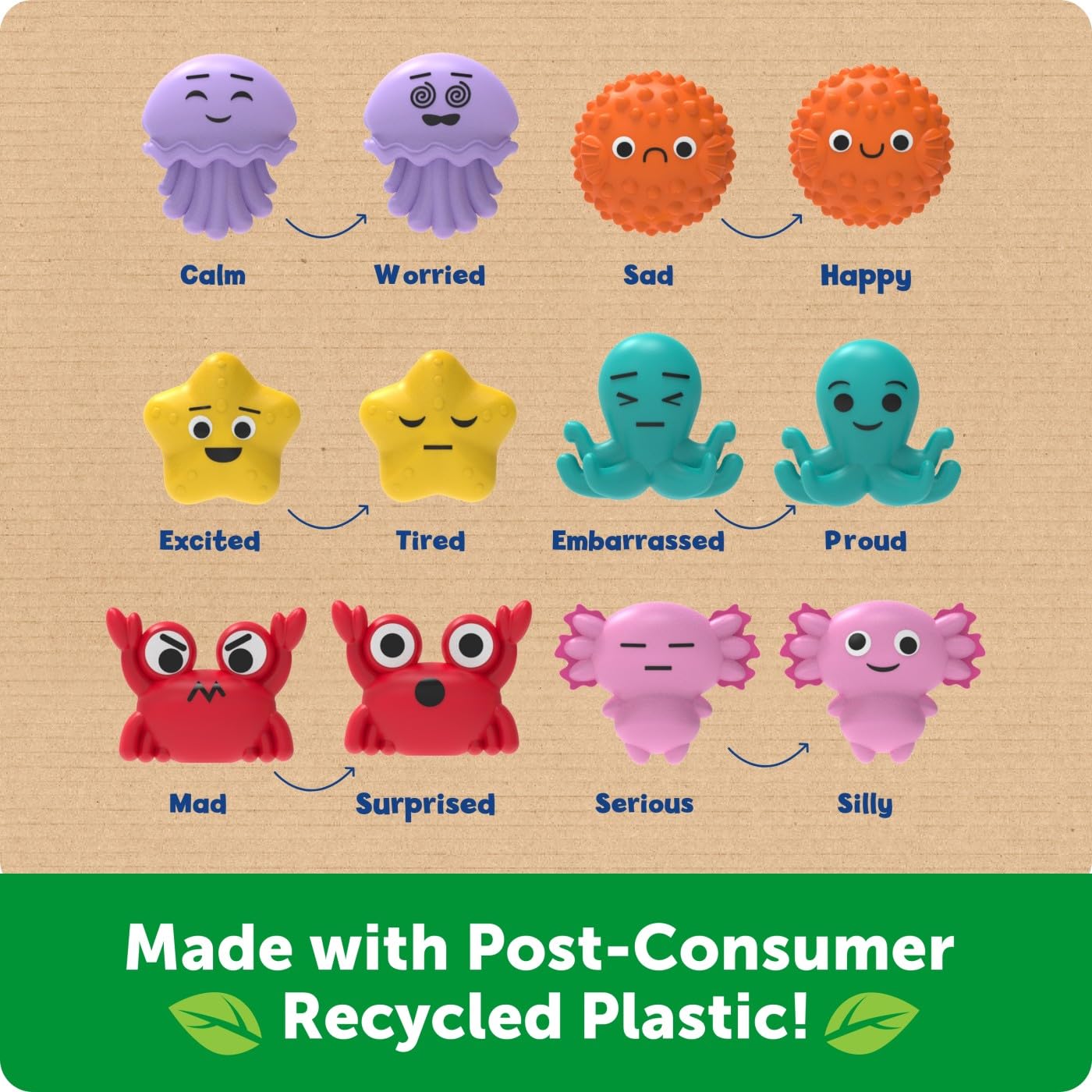 Learning Resources Ocean Emotion Seashells - Social Emotional Learning Toy for Toddlers & Kids 4