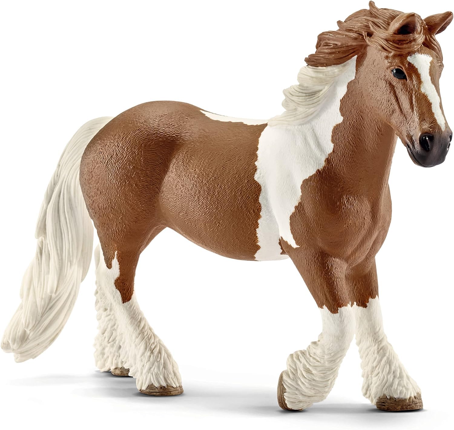 SCHLEICH Tinker Mare Farm World Figurine - Individually Hand-Painted Animal Toy for Kids