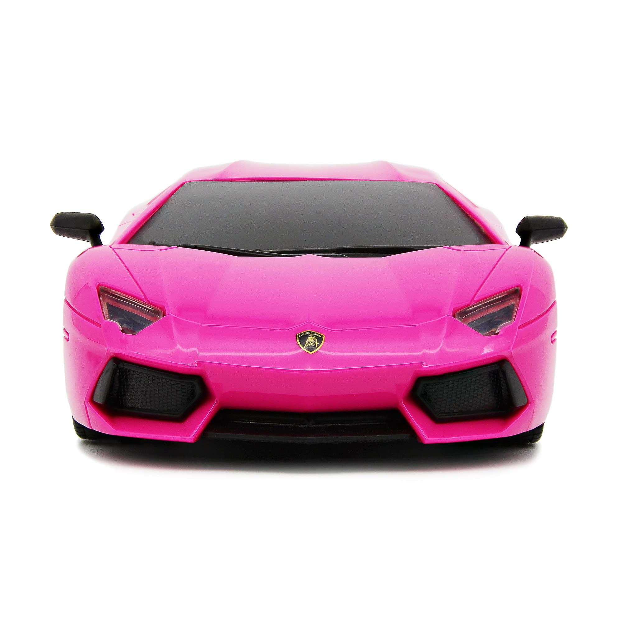 CMJ RC Cars Lamborghini Aventador LP700-4 Pink 1:24 Scale Remote Control Car - 2.4GHz Racing with Working Lights 4