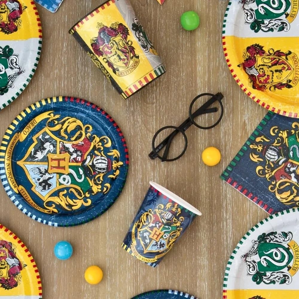 Harry Potter Black Novelty Eyeglasses - Pack of 4 - Costume Accessory for Fans & Party Dress-Up 4