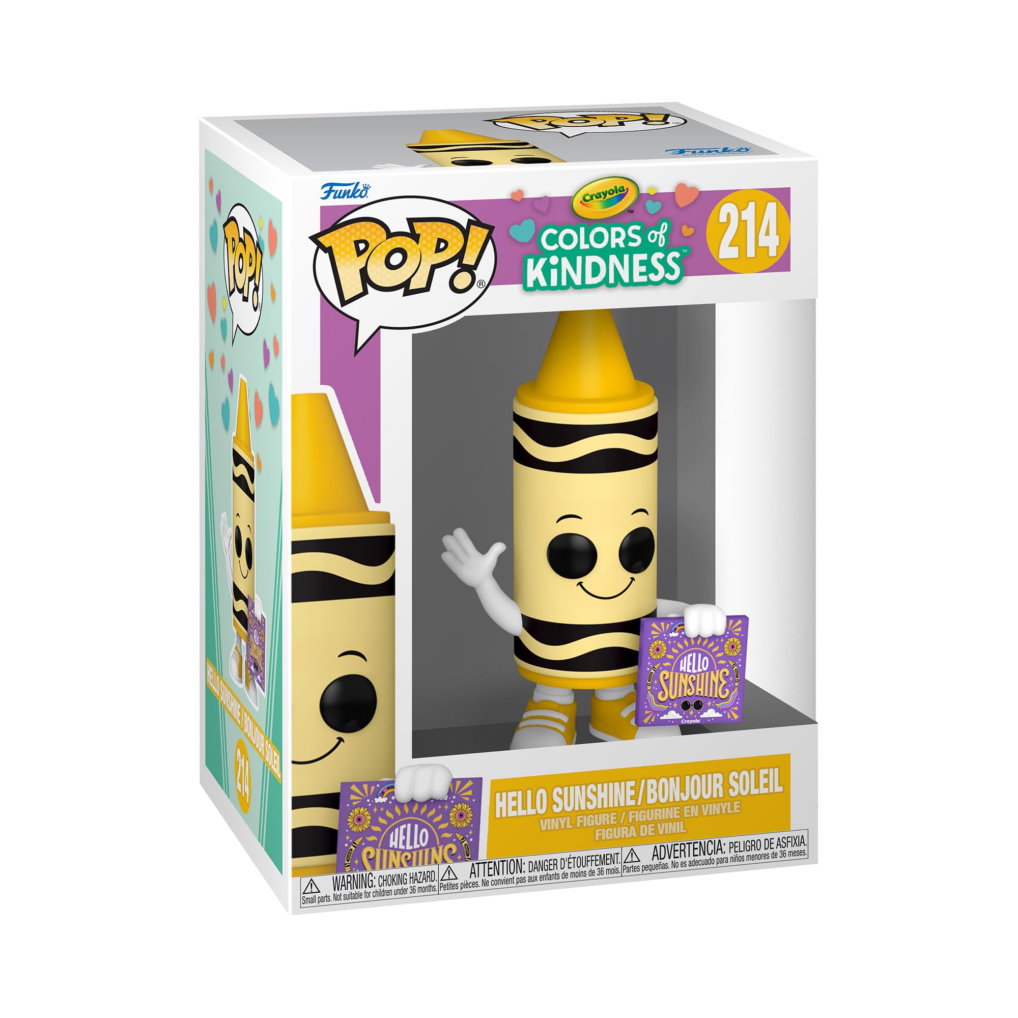 Funko POP! Ad Icon: Crayola - Yellow Crayon - Sunshine Crayon (Kindness) Vinyl Figure 7