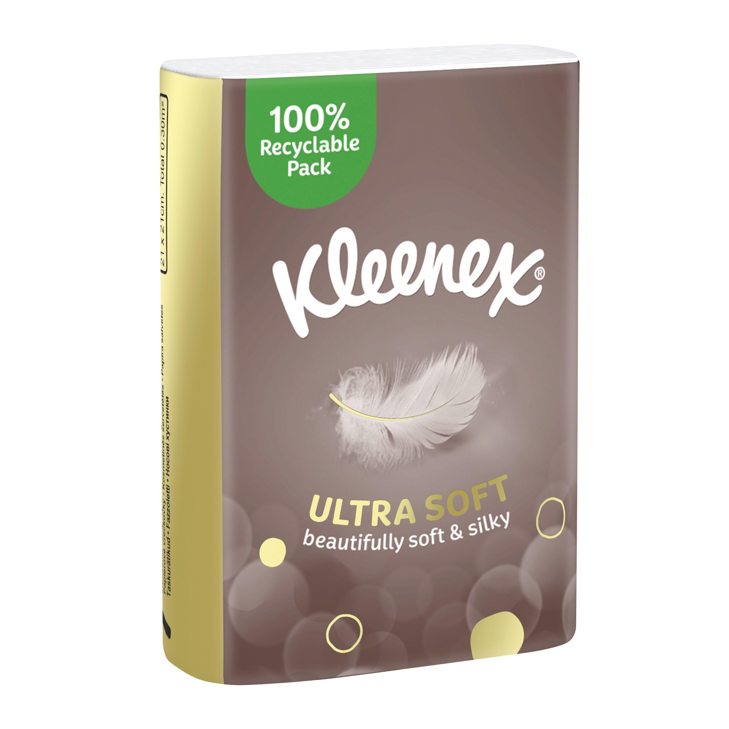 Kleenex Ultra Soft Pocket Tissues - 10 Packs of 7 Sheets | Gentle & Silky 2