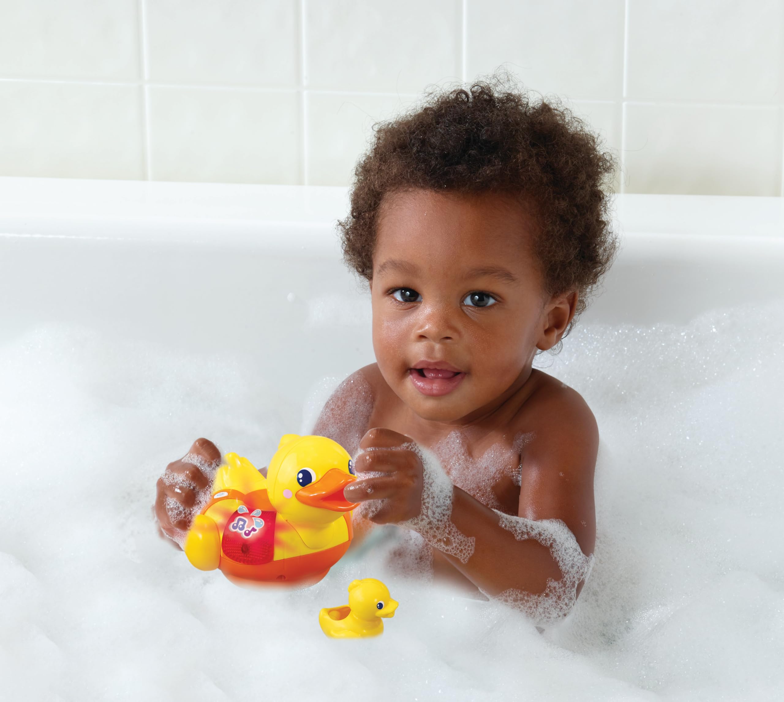 VTech Float & Splash Duck - Interactive Bath Toy for 1 Year Olds with Lights, Songs & Melodies 4