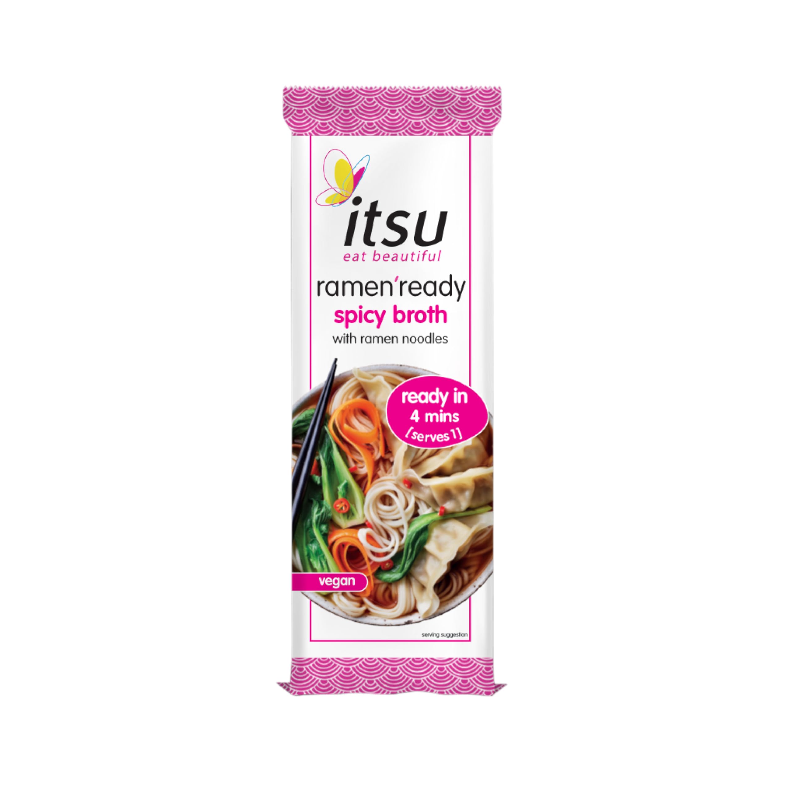 Itsu - Ramen Ready Noodles 86g | Original Spicy Broth | Authentic Japanese Flavor | Pack of 6 3