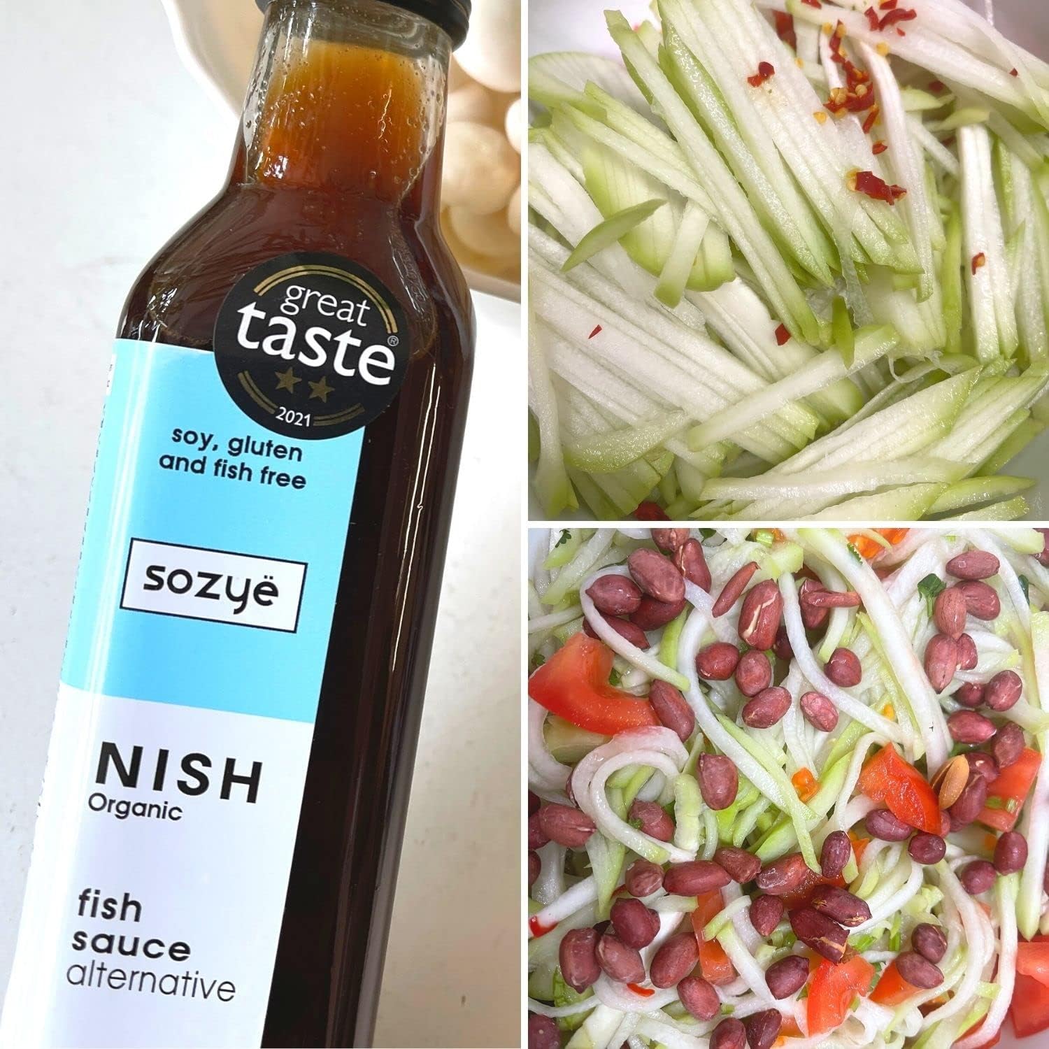 NISH Sauce – Organic Vegan Fish Sauce Substitute, Gluten Free, Soy Free, Made in UK 6
