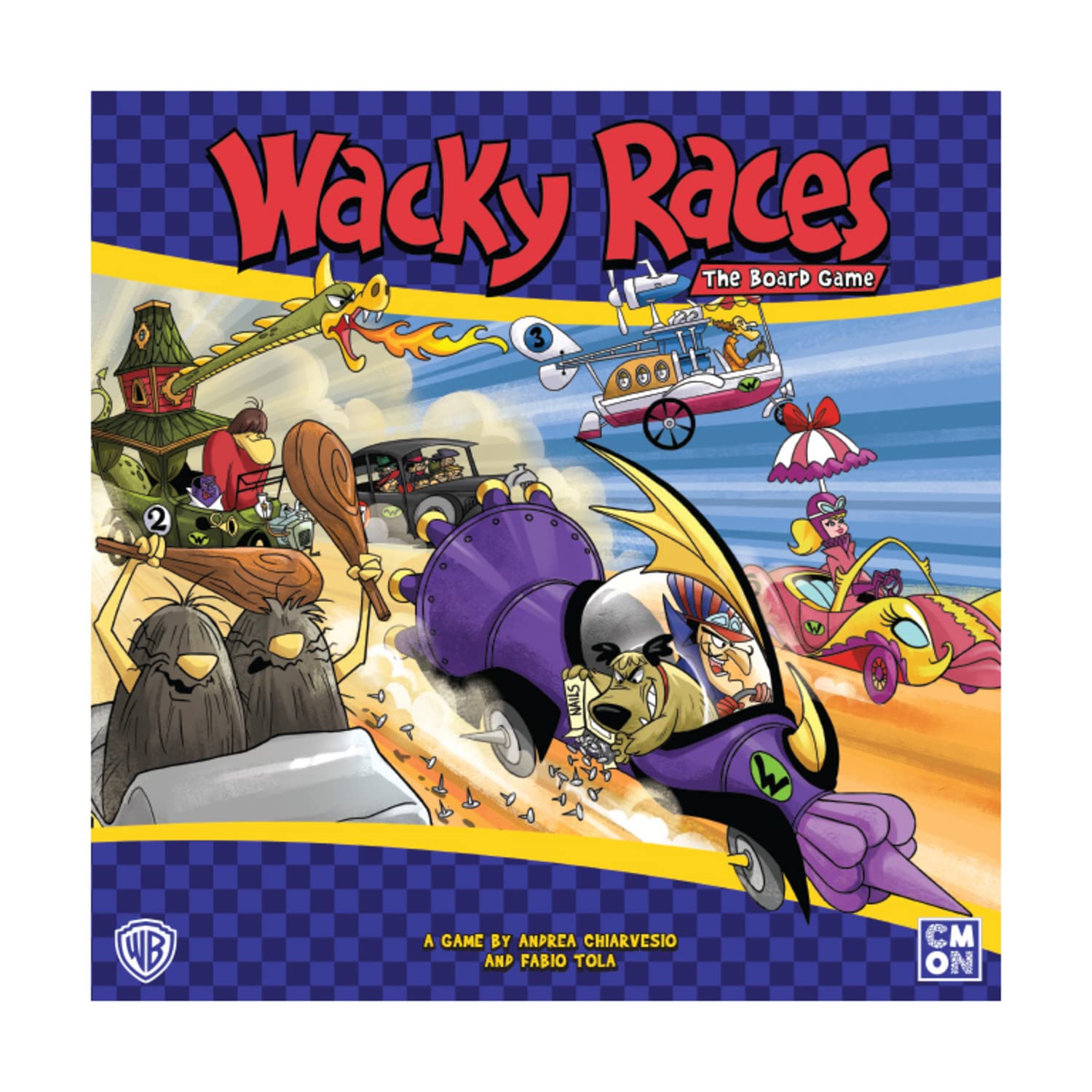 CoolMiniOrNot Wacky Races Board Game CMNWRA001 3