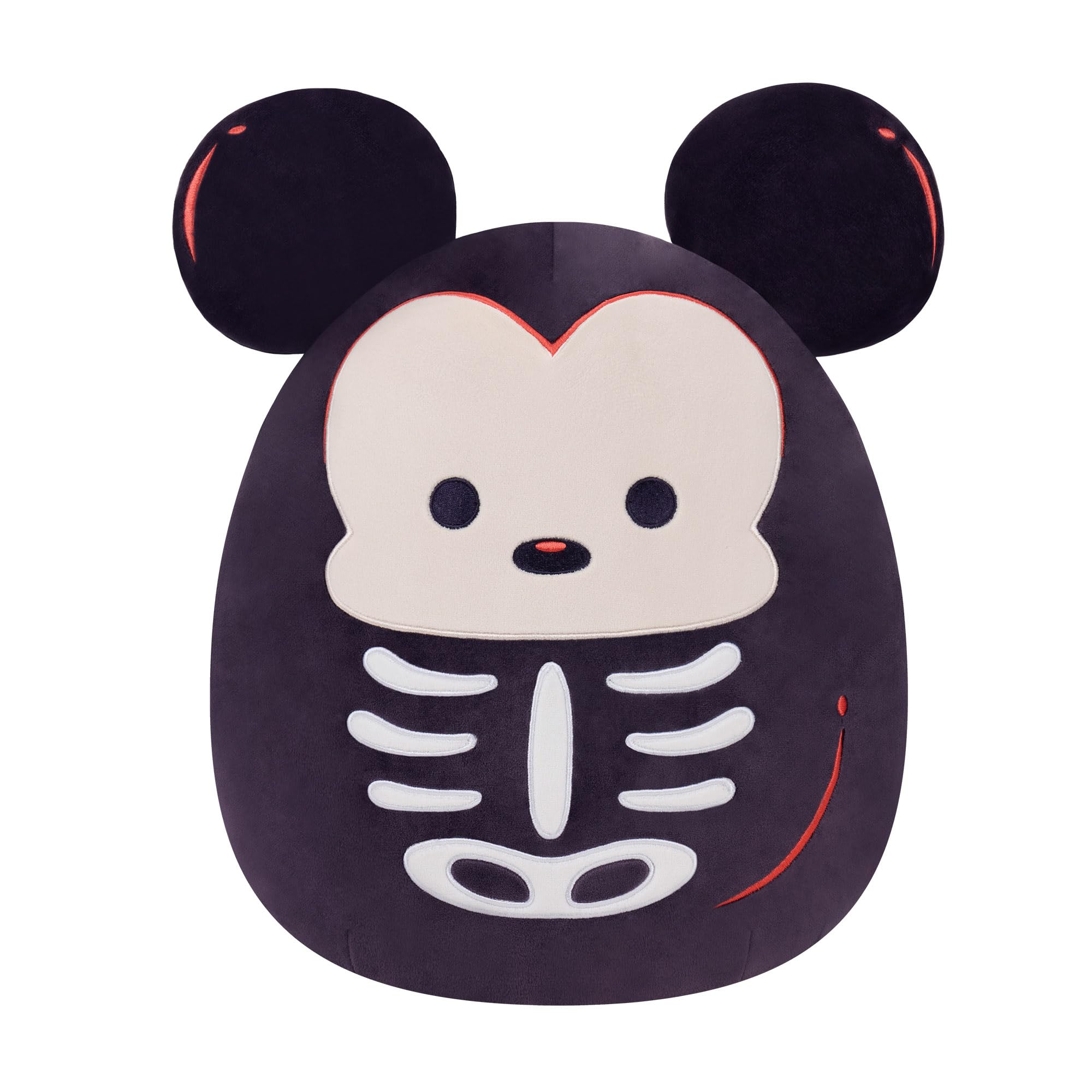 Squishmallows 8-Inch Disney Skeleton Mickey Mouse Plush - Official Halloween Toy