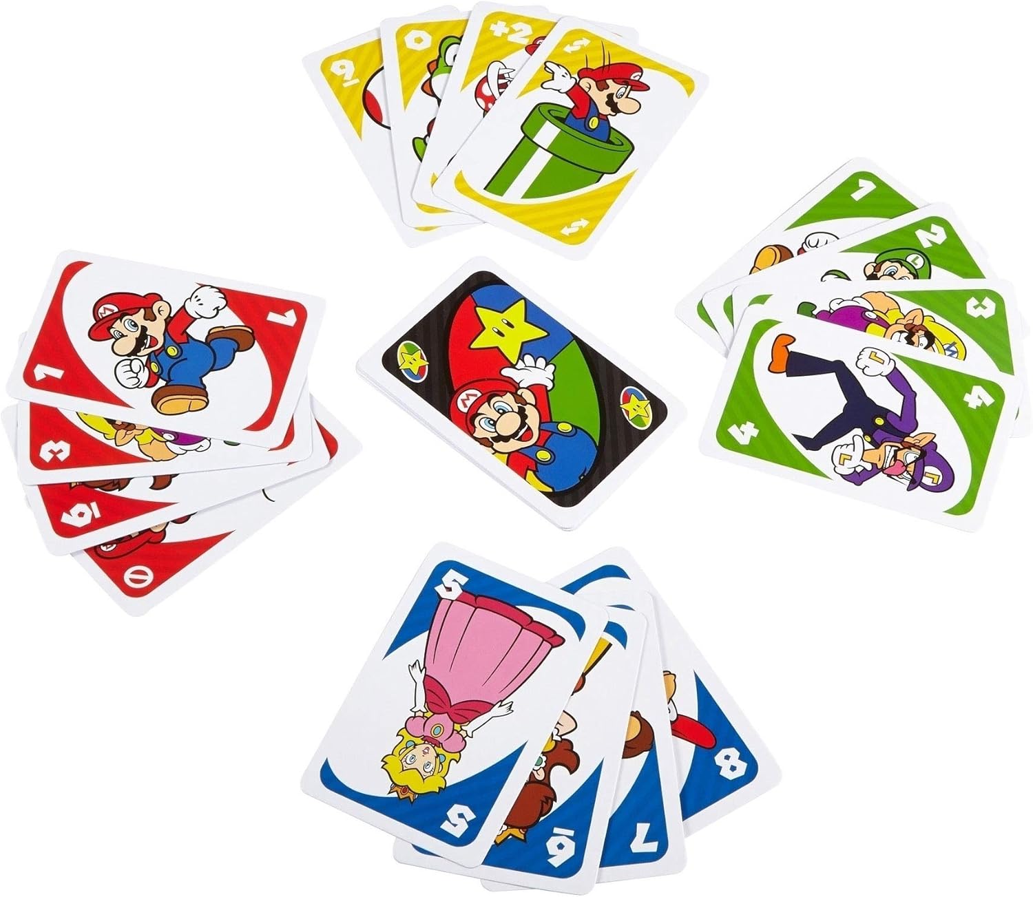 Mattel Games UNO Super Mario Card Game 4