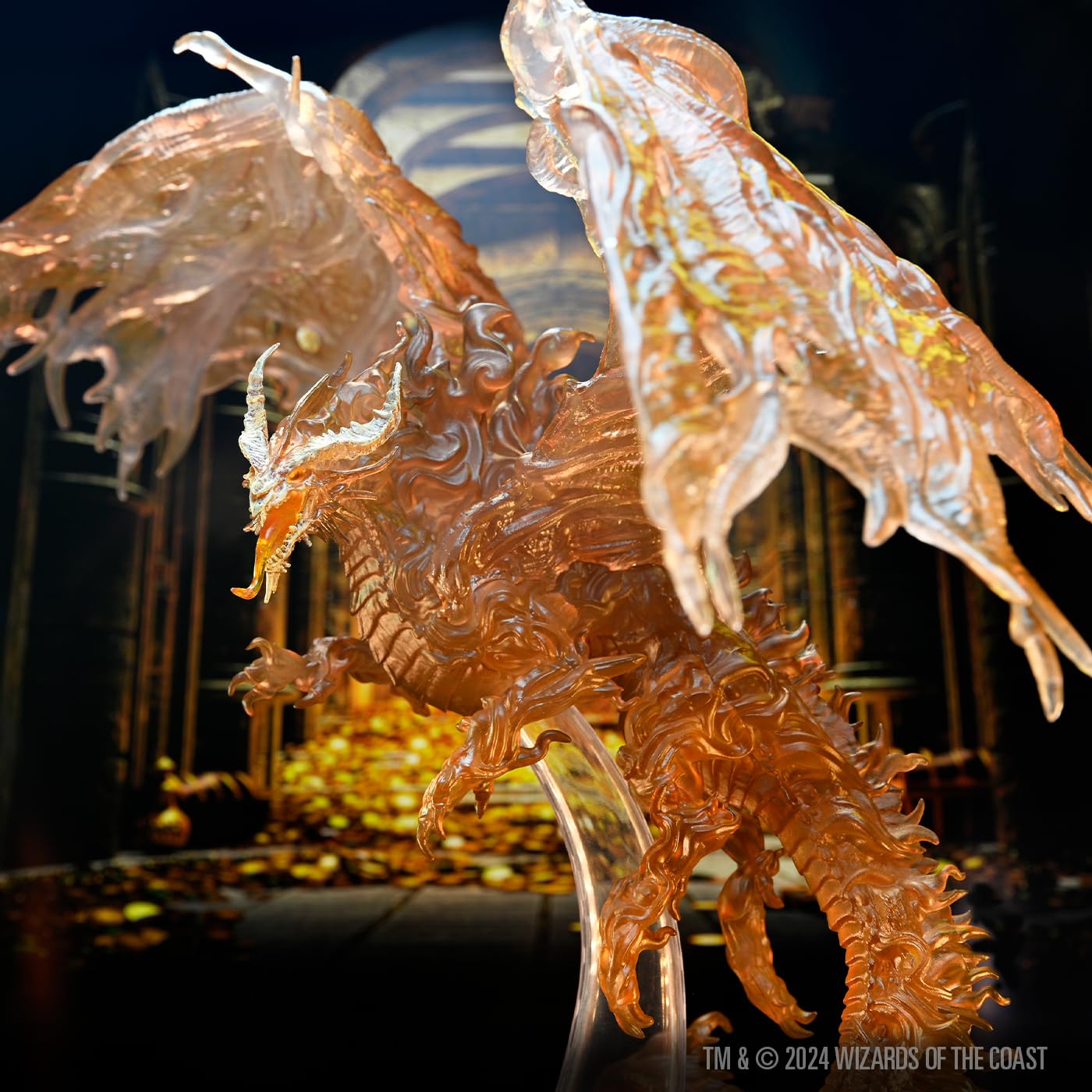 WizKids Dungeons & Dragons Red Ghost Dragon Miniature 6