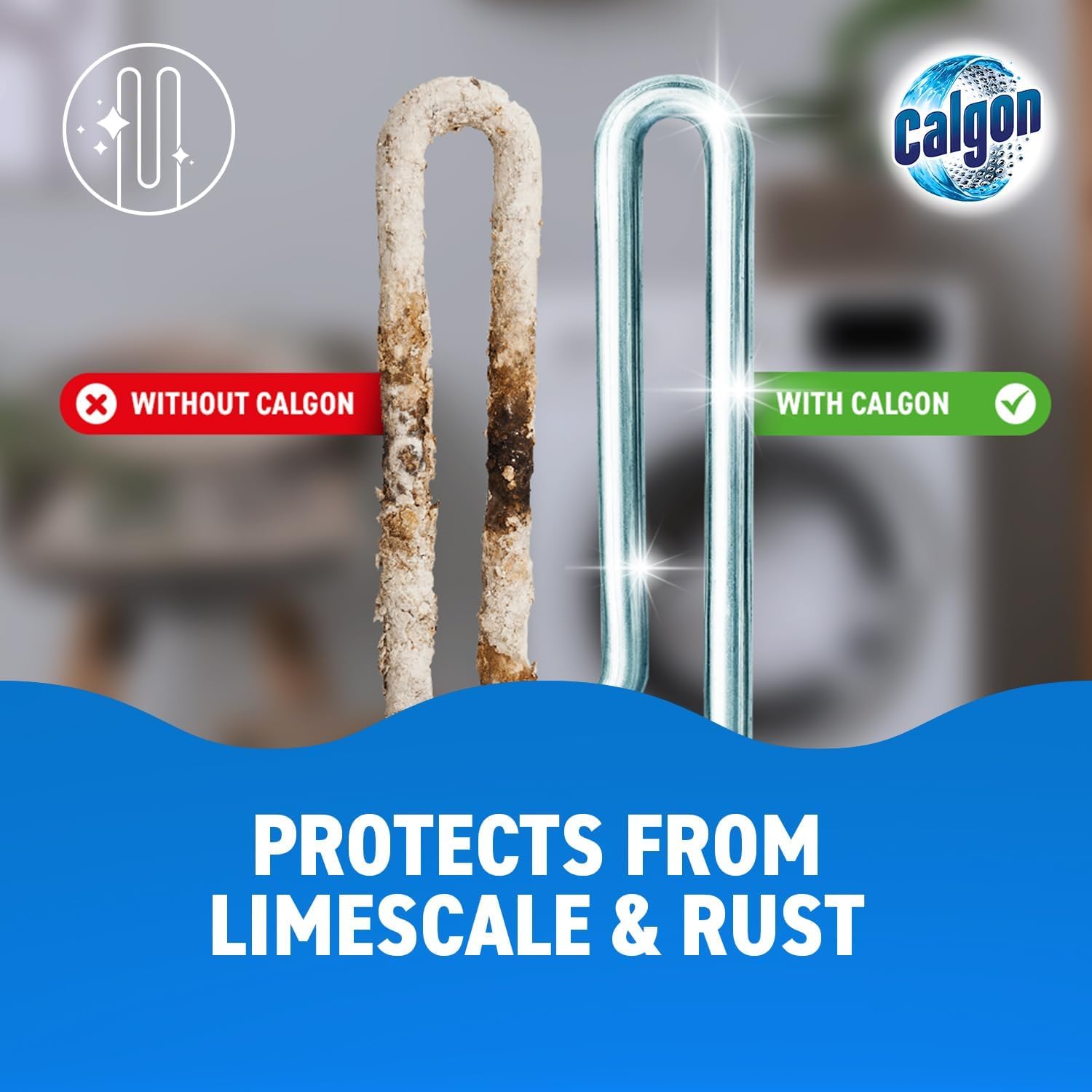 Calgon 4-in-1 Washing Machine Water Softener Tablets - 75 Tablets 9