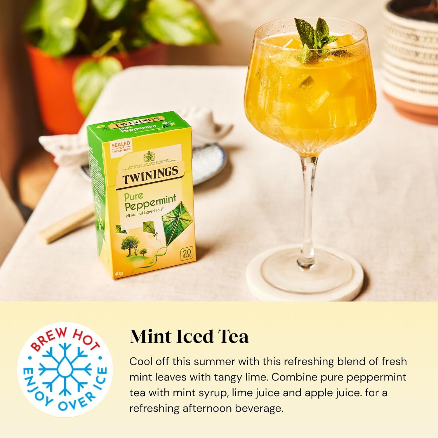 Twinings Pure Peppermint 80 Tea Bags, 160g - Naturally Caffeine Free Herbal Tea 5