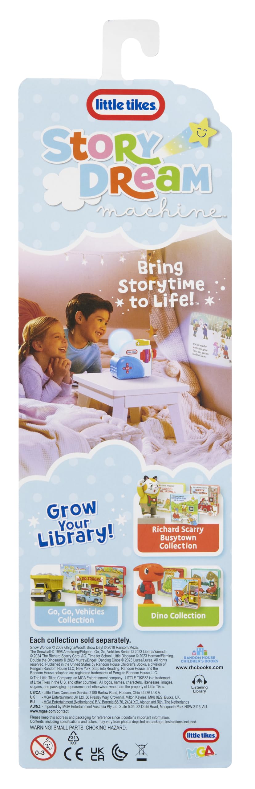 Little Tikes Story Dream Machine Snowy Day Collection - 3 Books & 1 Light-Up Character for Ages 3+ 16