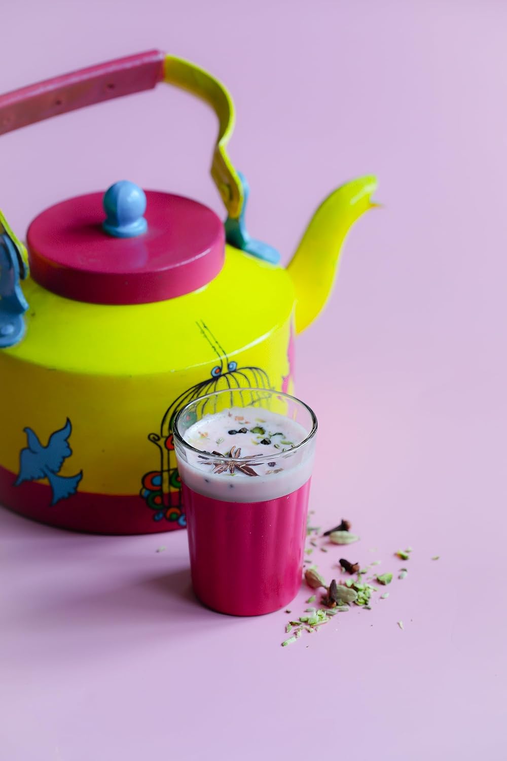 Royal Chai Kashmiri Pink Chai Unsweetened - 10 Single Serving Sachets 5