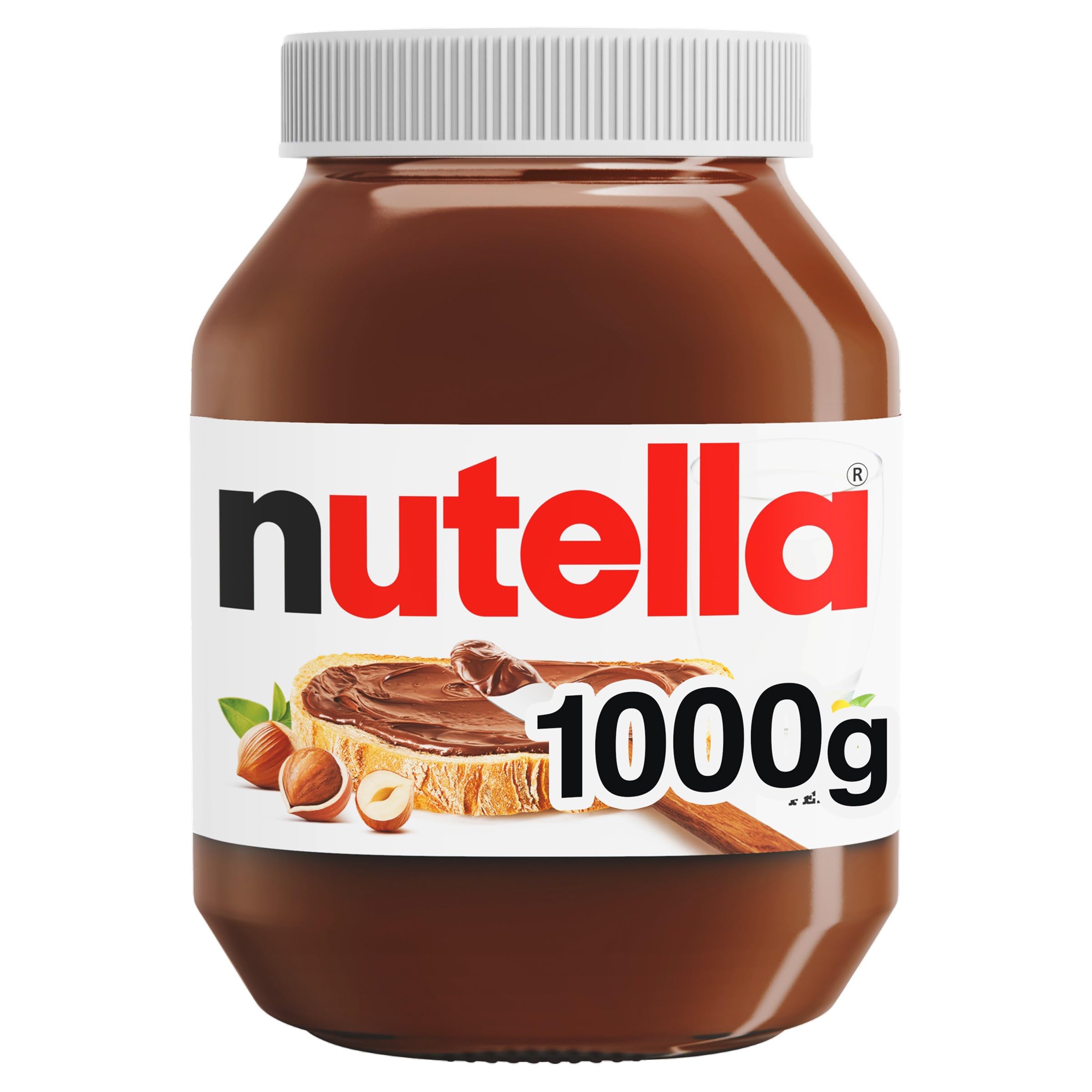 Nutella Hazelnut Chocolate Spread, 1 kg Jar