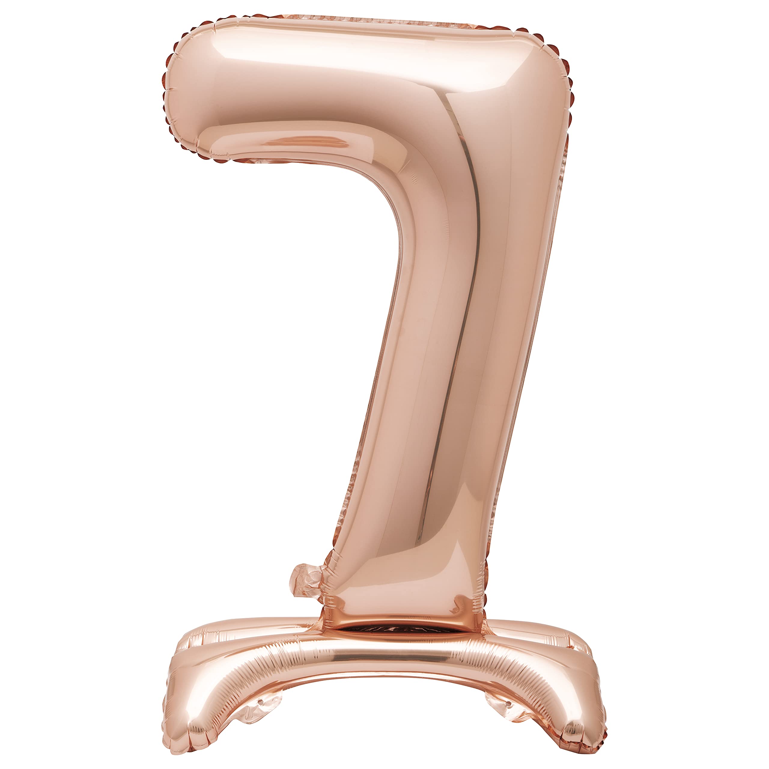 Rose Gold Foil Number 7 Balloon (76cm) - Elegant Milestone Party Decor