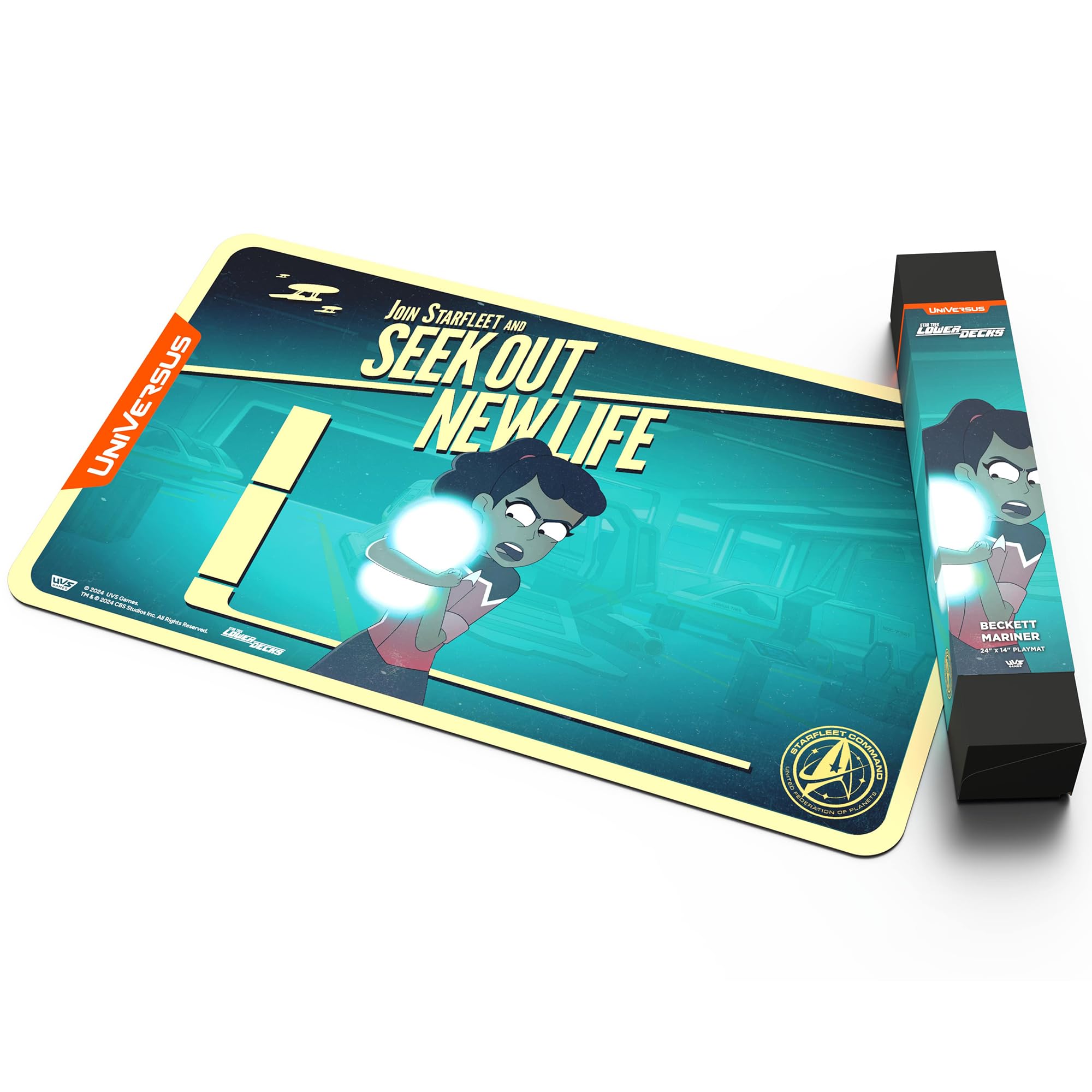 UniVersus Star Trek: Lower Decks Beckett Mariner Playmat - 24 x 14 Inches Neoprene 5