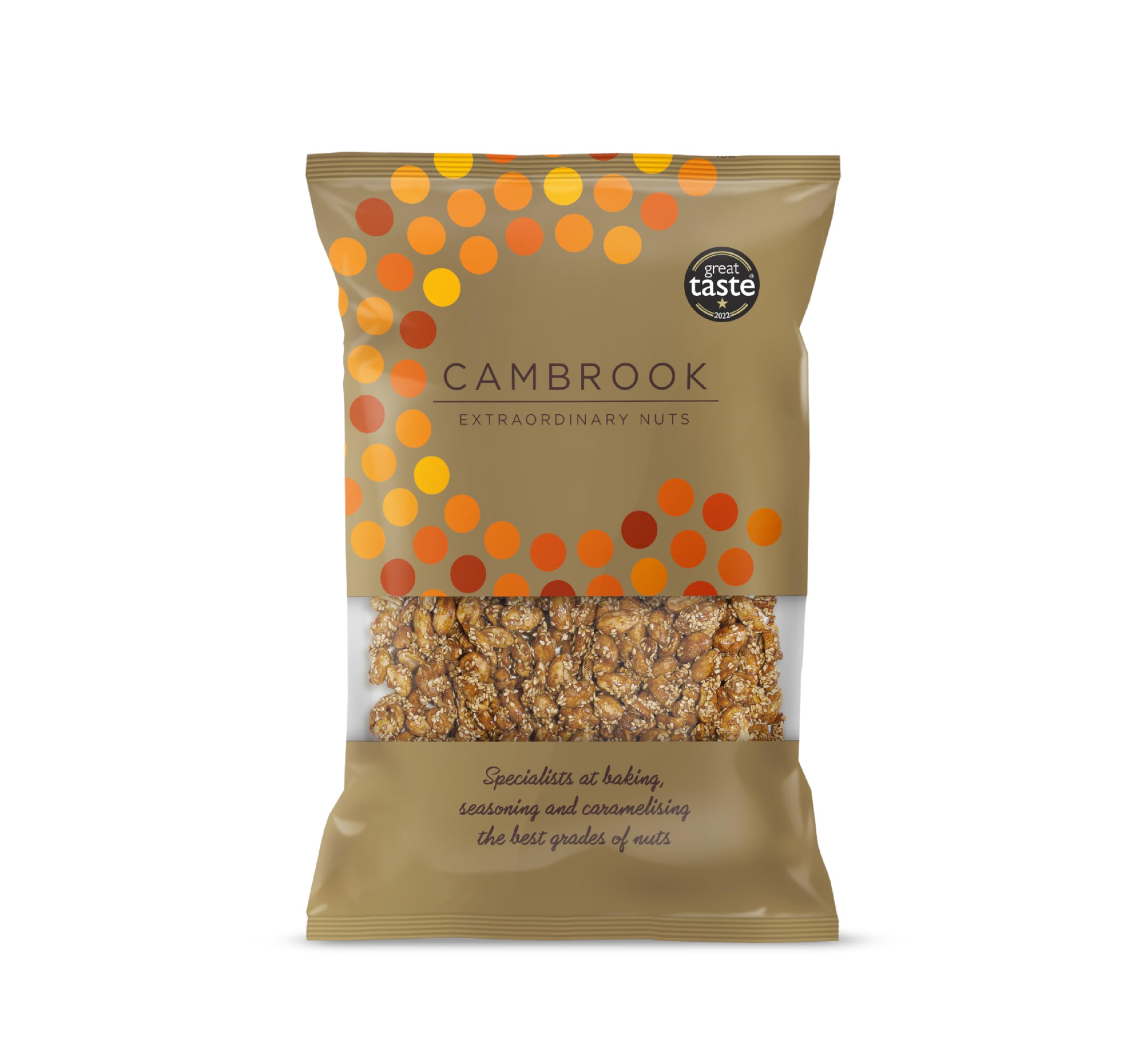Cambrook Caramelised Sesame Peanuts - Roasted & Glazed | 1kg Bag