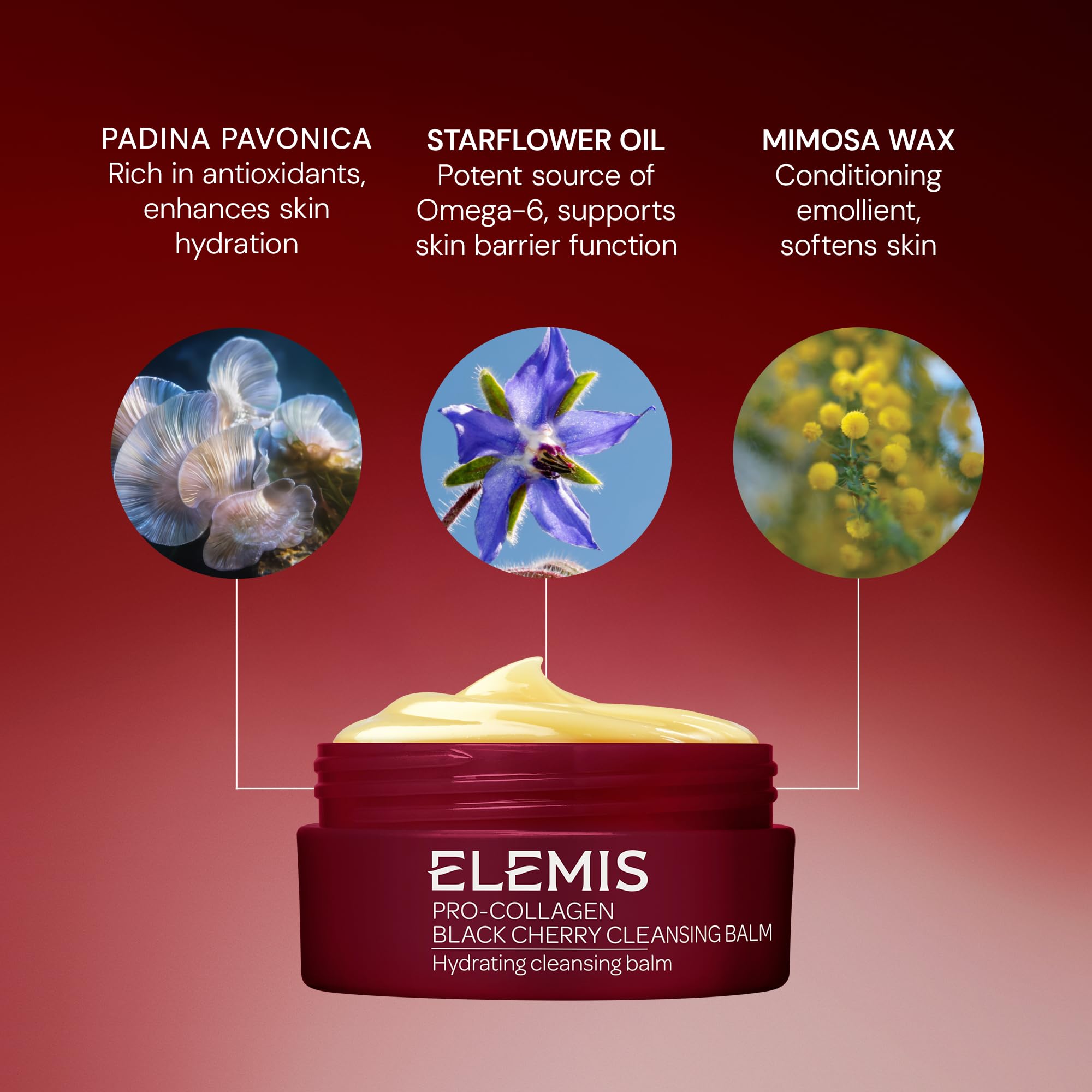 Elemis Pro-Collagen Black Cherry Cleansing Balm (100g)