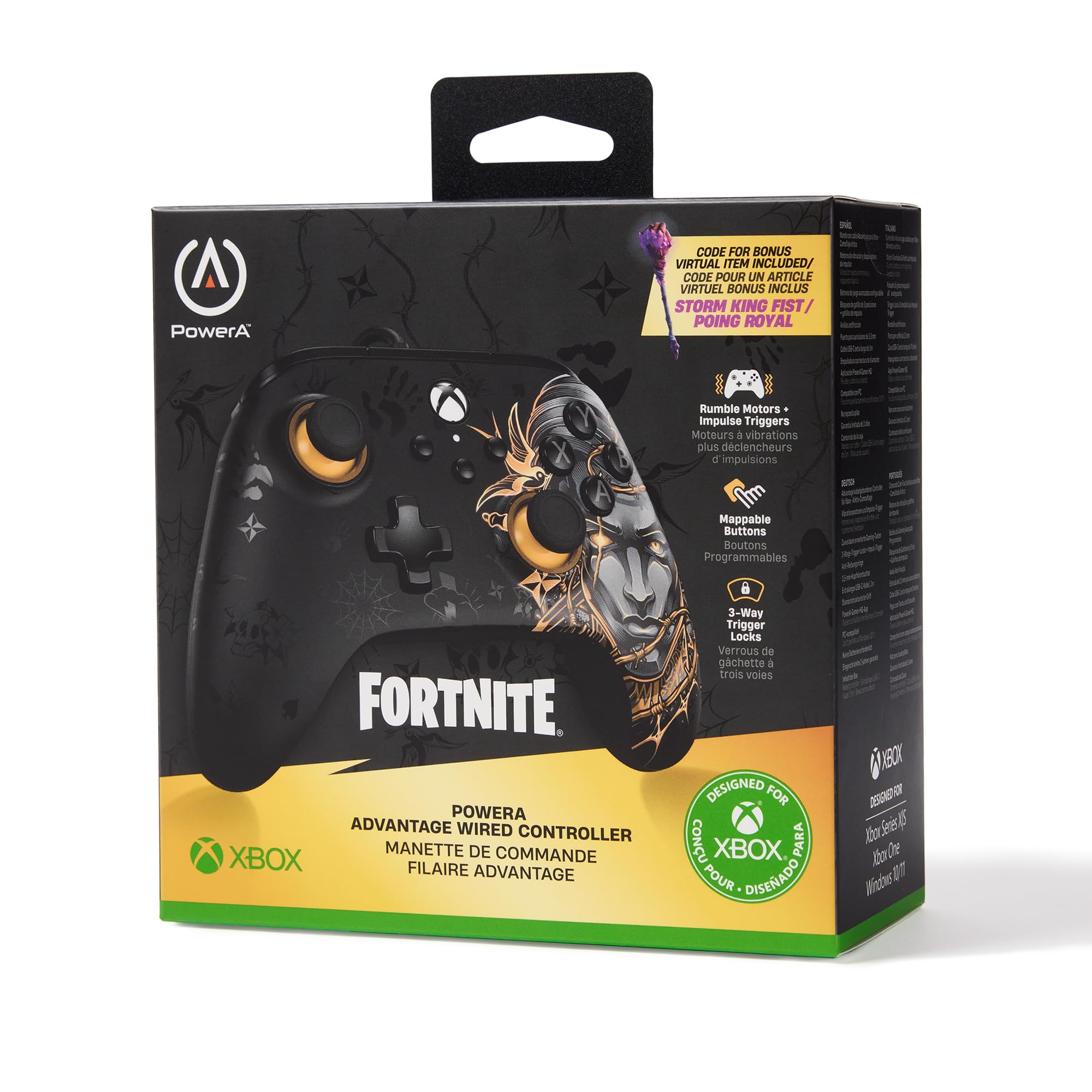 Fortnite Midas PowerA Advantage Wired Controller for Xbox Series X|S 4