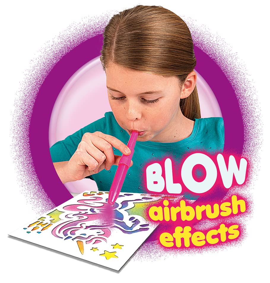 BLOPENS® Fantasy Activity Set - Airbrush Coloring for Kids Ages 4+ 5