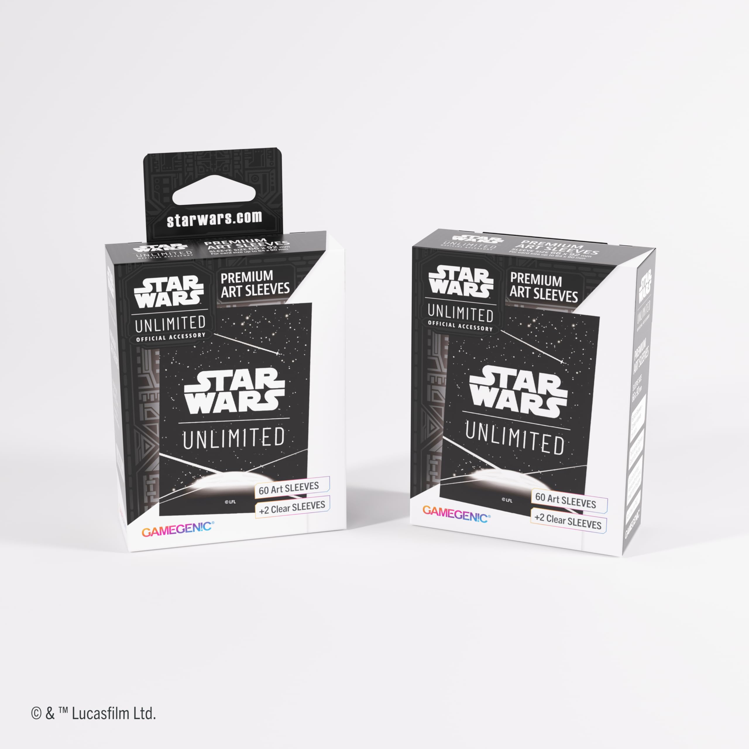 Gamegenic Star Wars: Unlimited Premium Art Sleeves - Card Back White 5