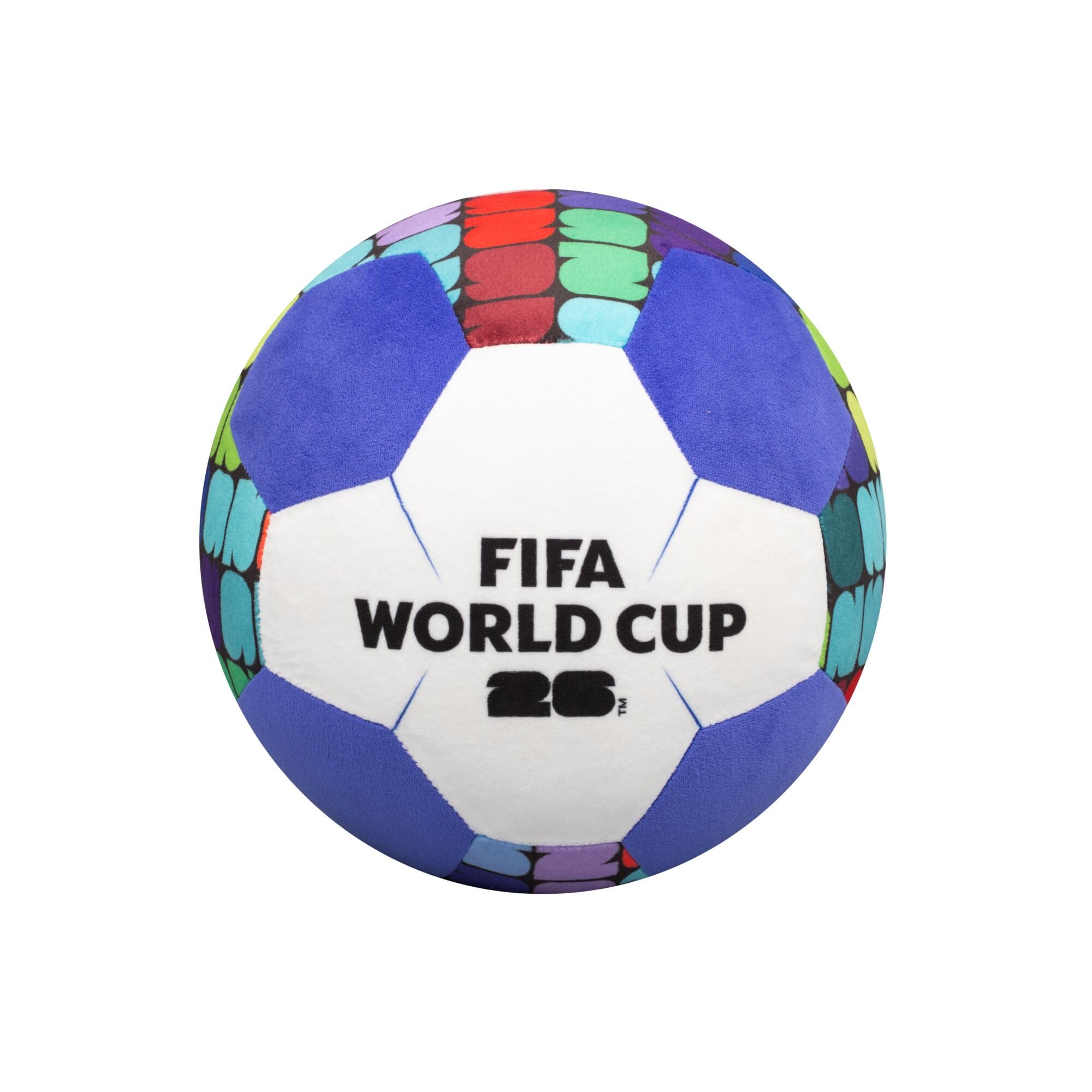 FIFA 9-Inch Purple Plush Football - Official World Cup Collectible Soft Toy for Ages 3+ 4