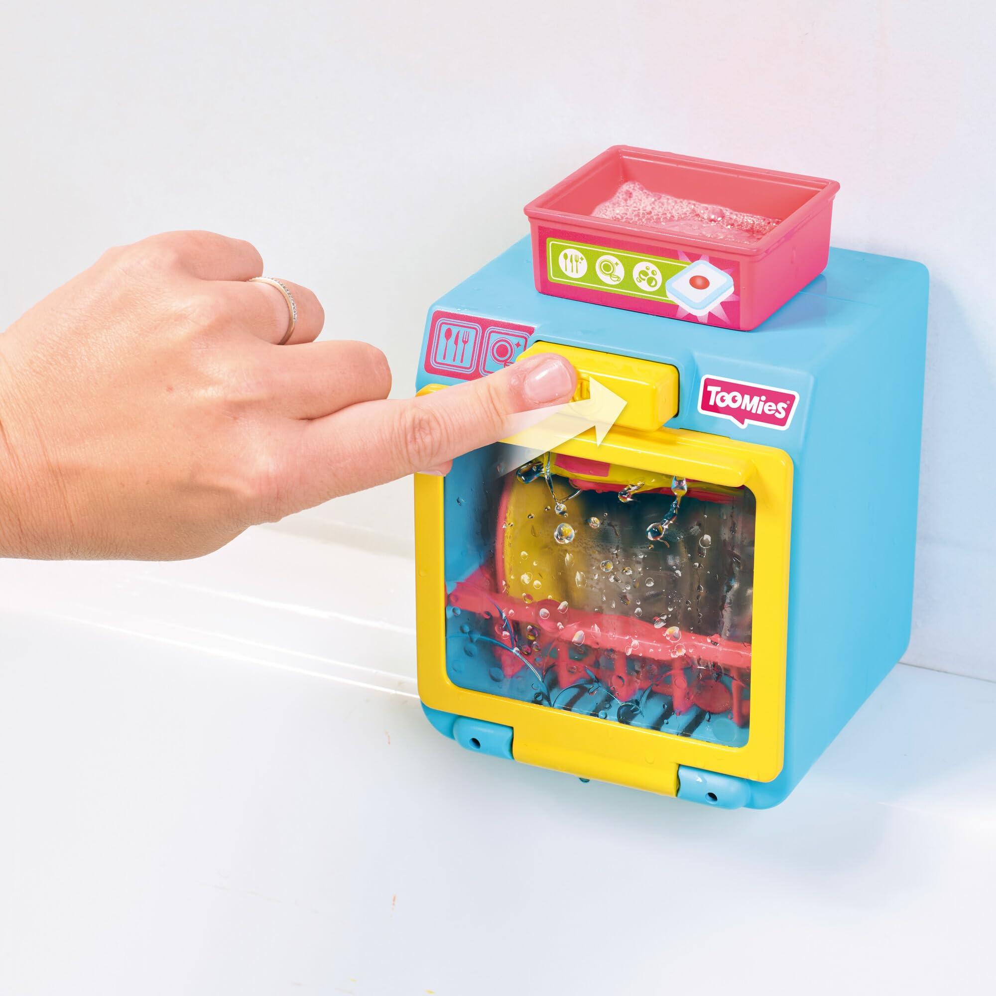 TOMY Toomies Spin & Splash Dishwasher – Interactive Bath Toy for Toddlers 18M+ 4
