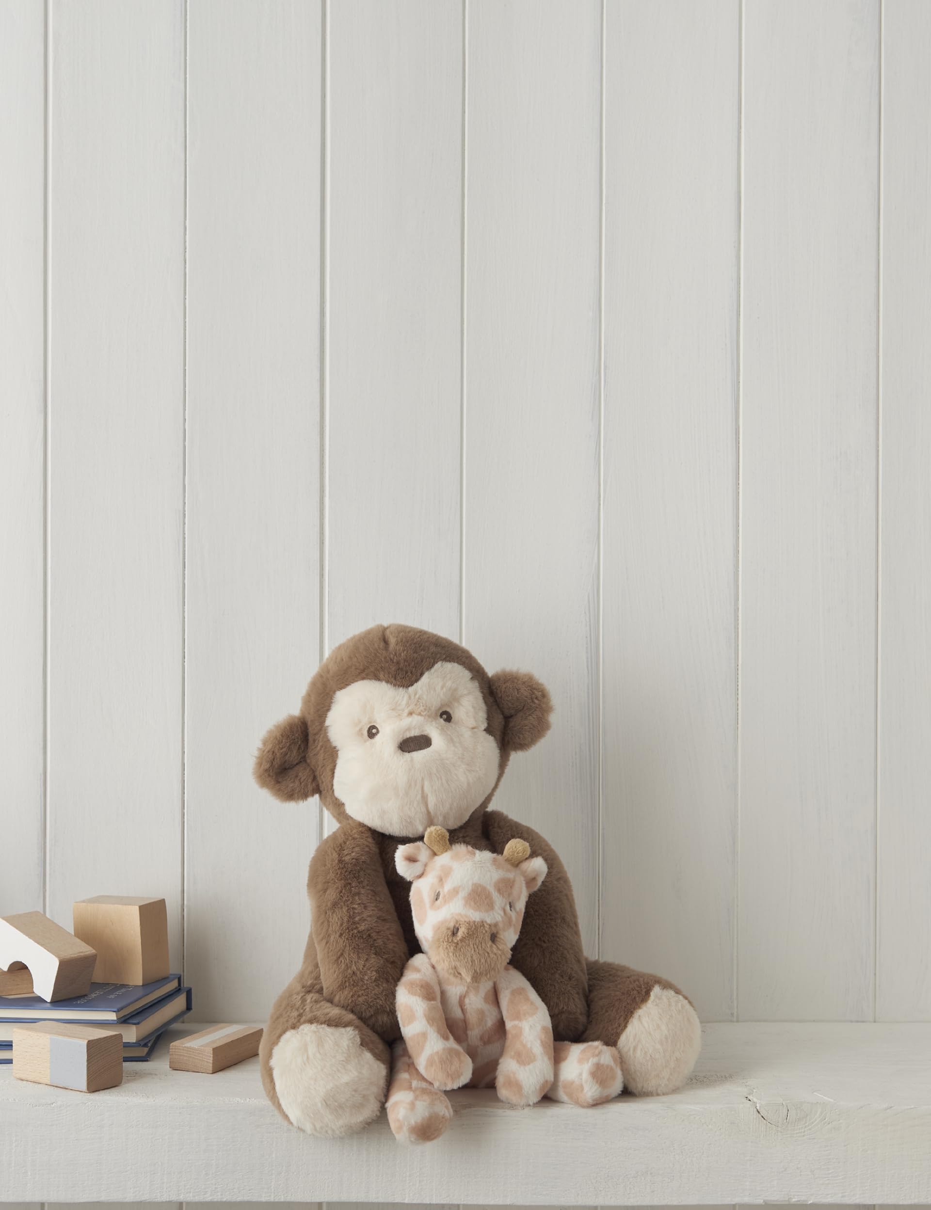 Mamas & Papas Welcome to the World Small Beanie Toy - Monty Monkey Plush for Newborns - 16cm 4