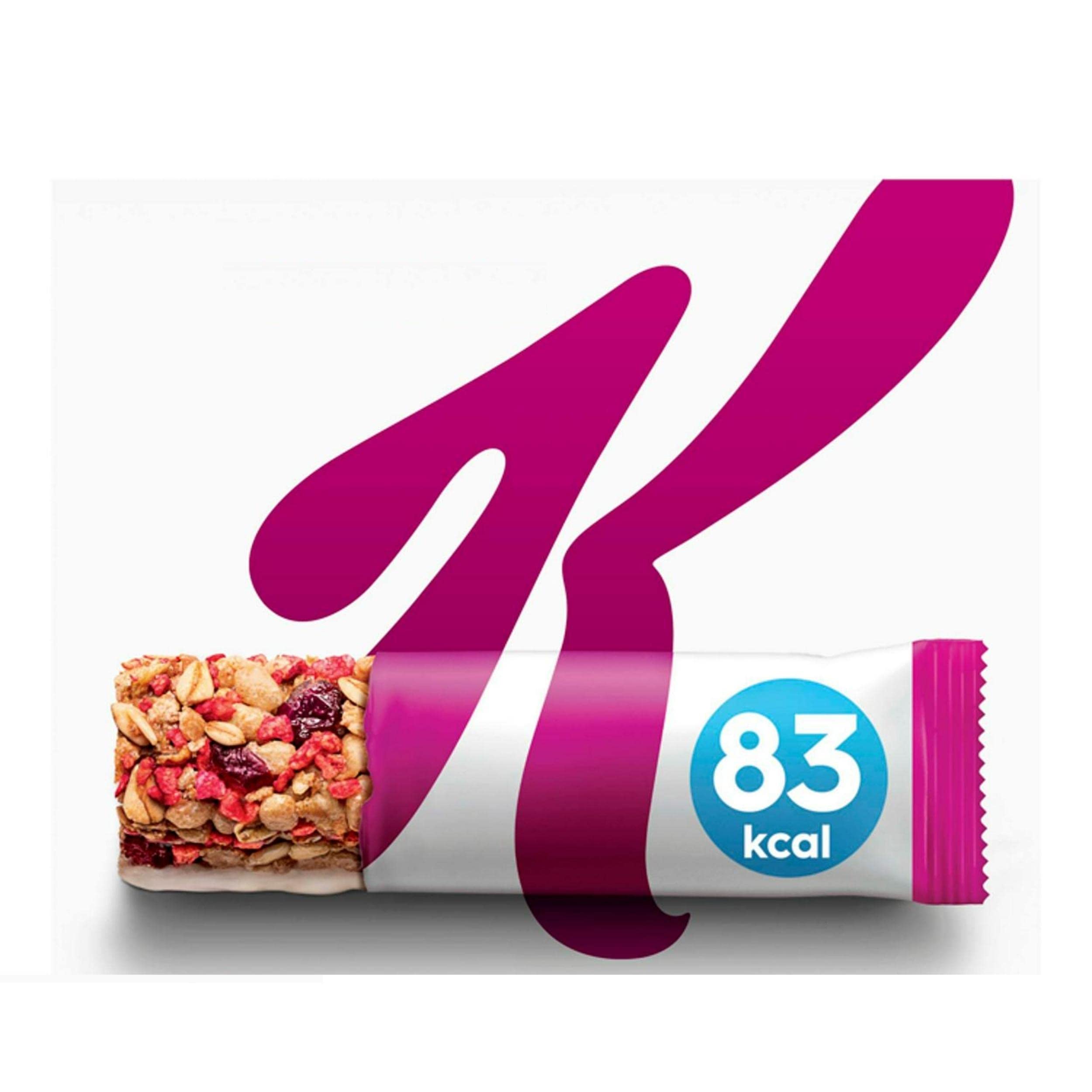 Kellogg's Special K Red Berry Cereal Bar - Wholegrain Oats, Cranberry & Apple | Fortified with Vitamins B3, B6, B9 1