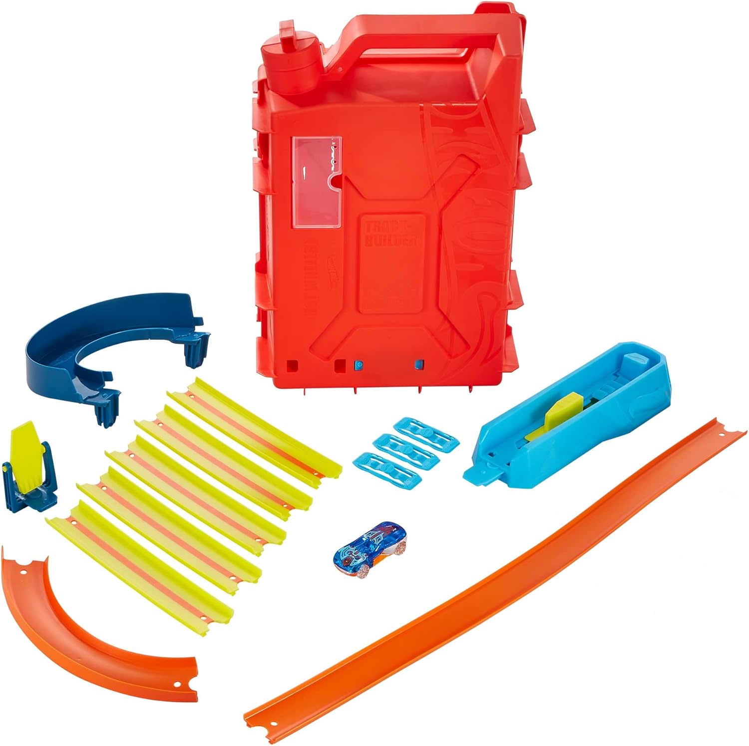 Hot Wheels Track Builder Unlimited Fuel Can Stunt Box - Building Playset for Kids 6-9 Years 5