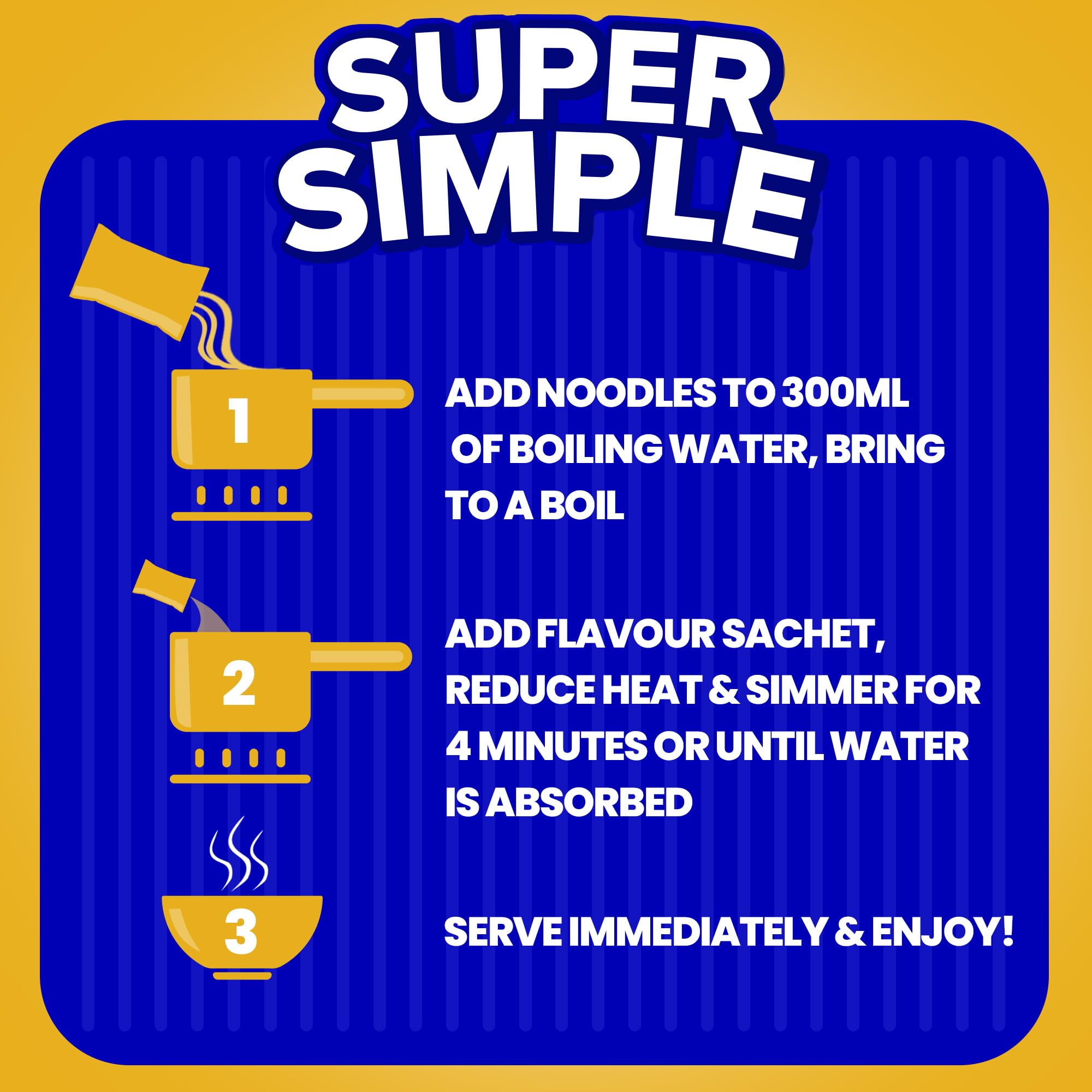 Batchelors Super Noodles Tasty Chicken Flavour - Instant Snack, 8 Pack 5