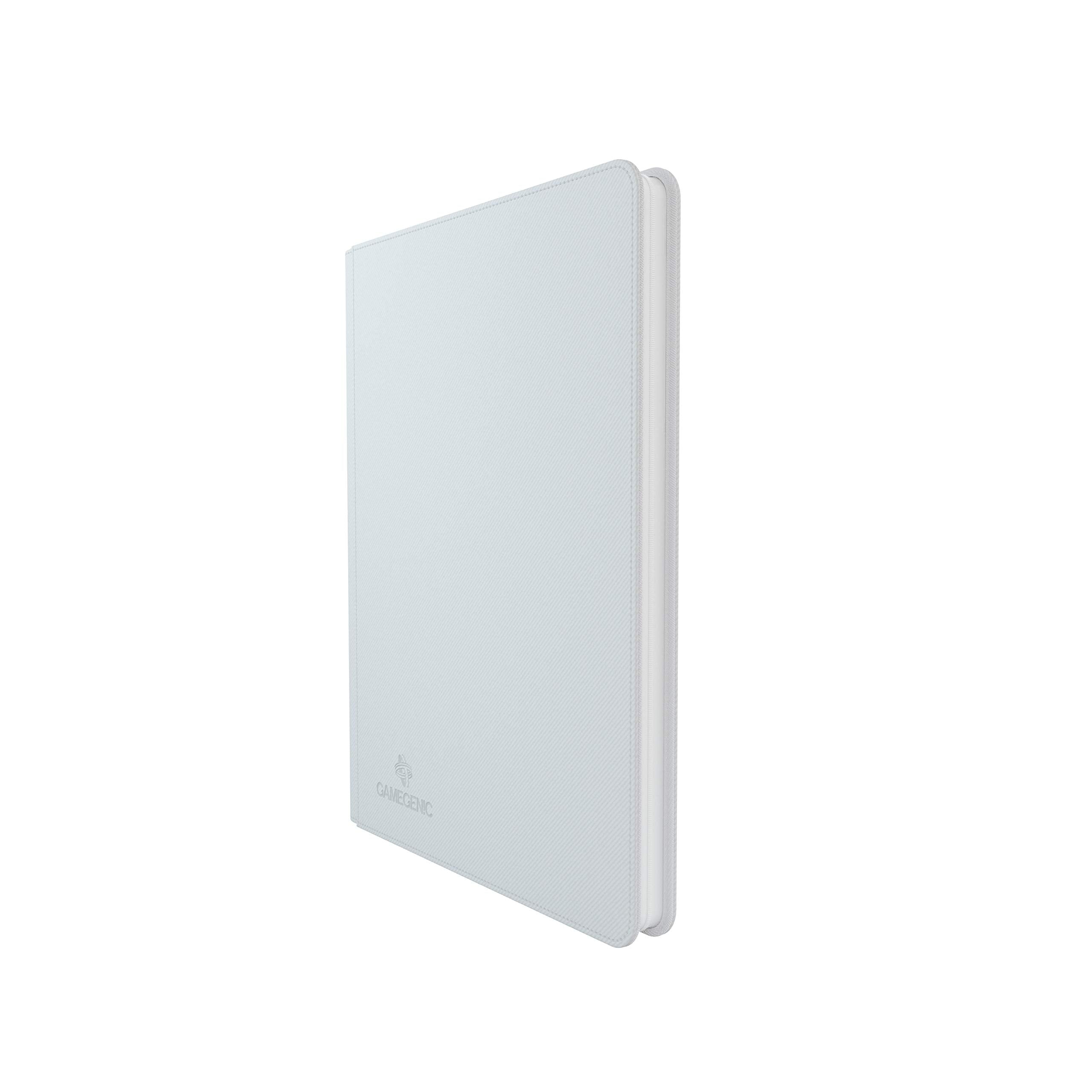 Gamegenic Zip-Up Album - 18-Pocket Capacity | Holds 360 Sleeved Cards | White 1