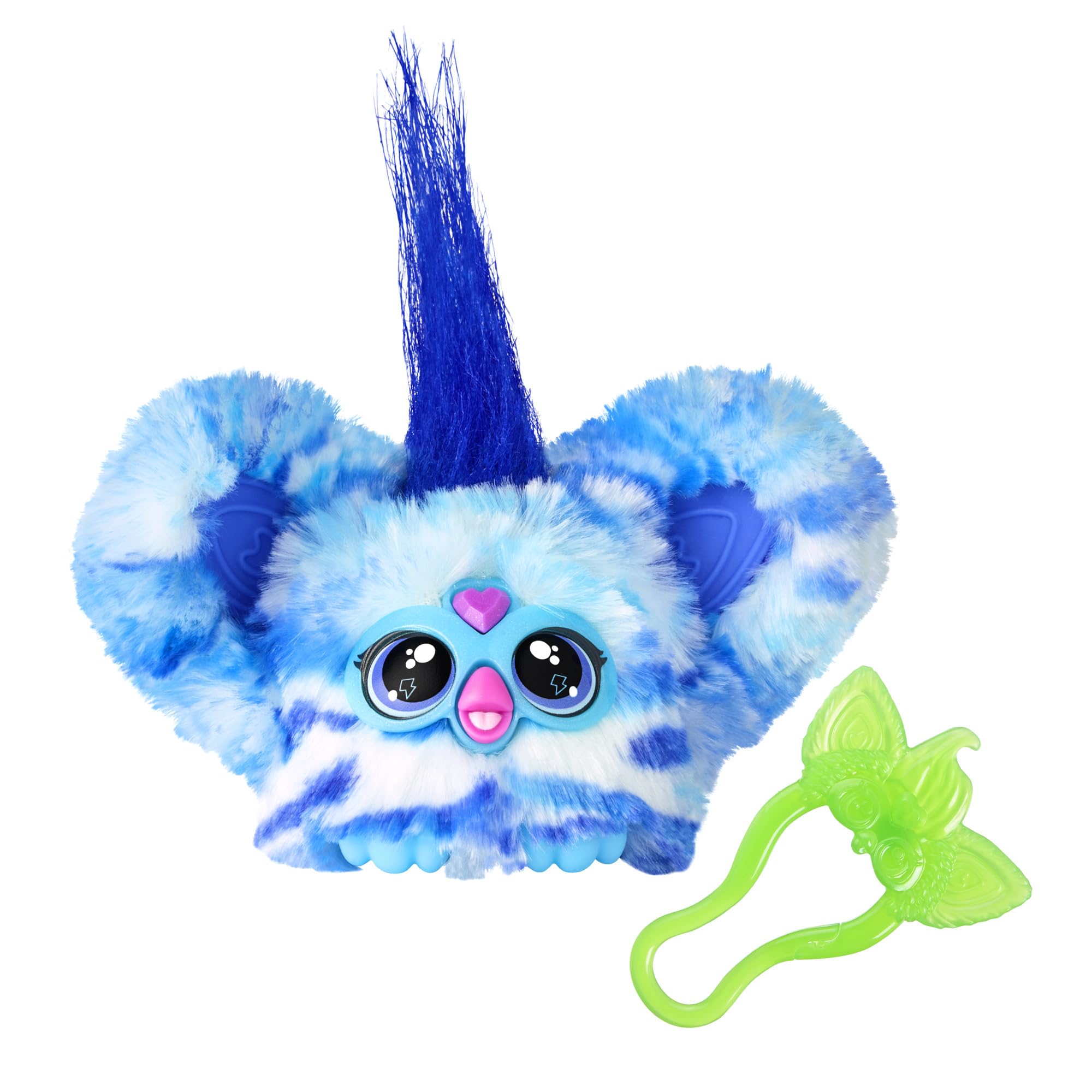 Furby Ooh-Koo Rock 'n' Roll Mini Electronic Plush Toy, Blue 9